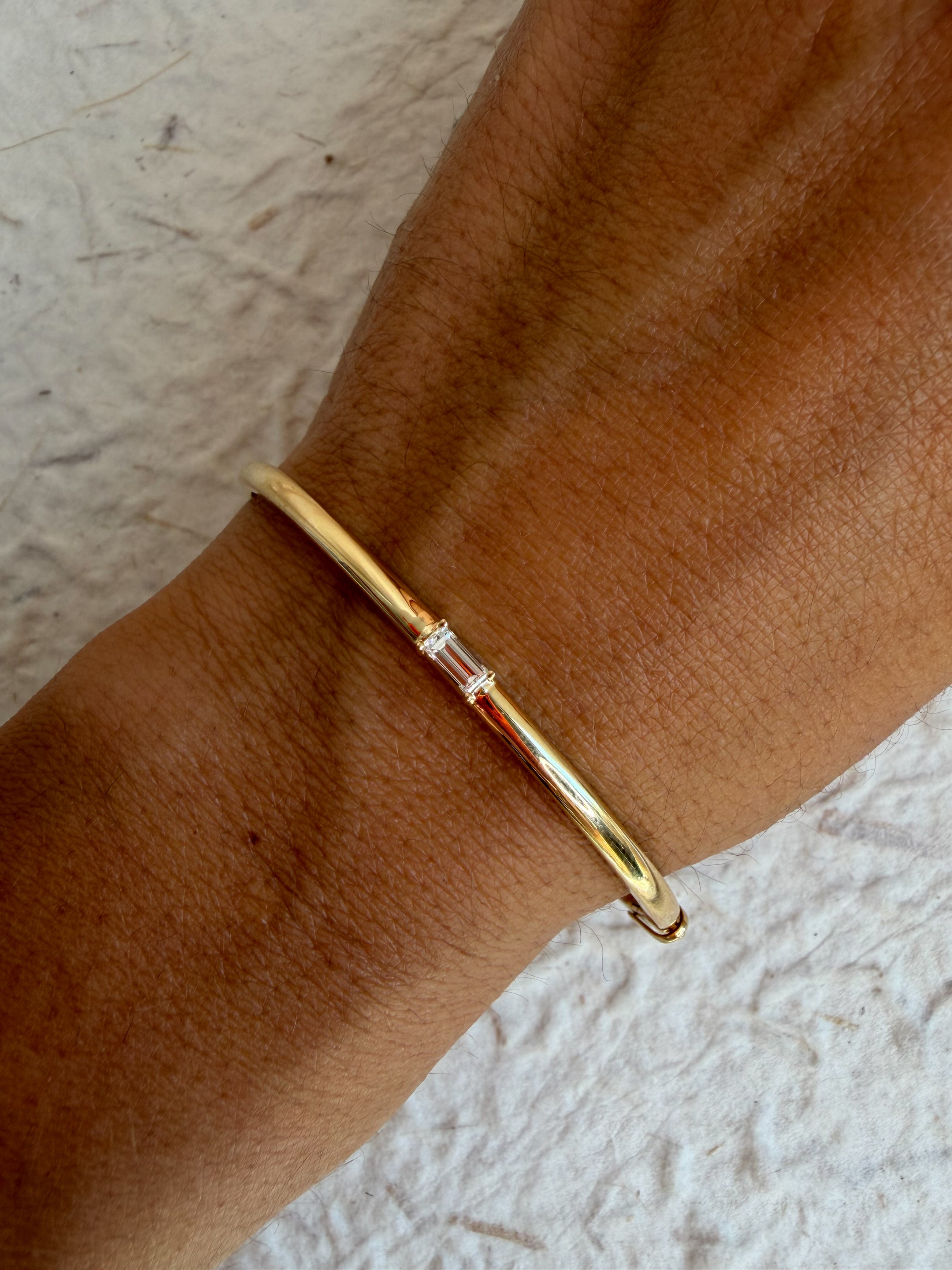 Empire Baguette Bangle