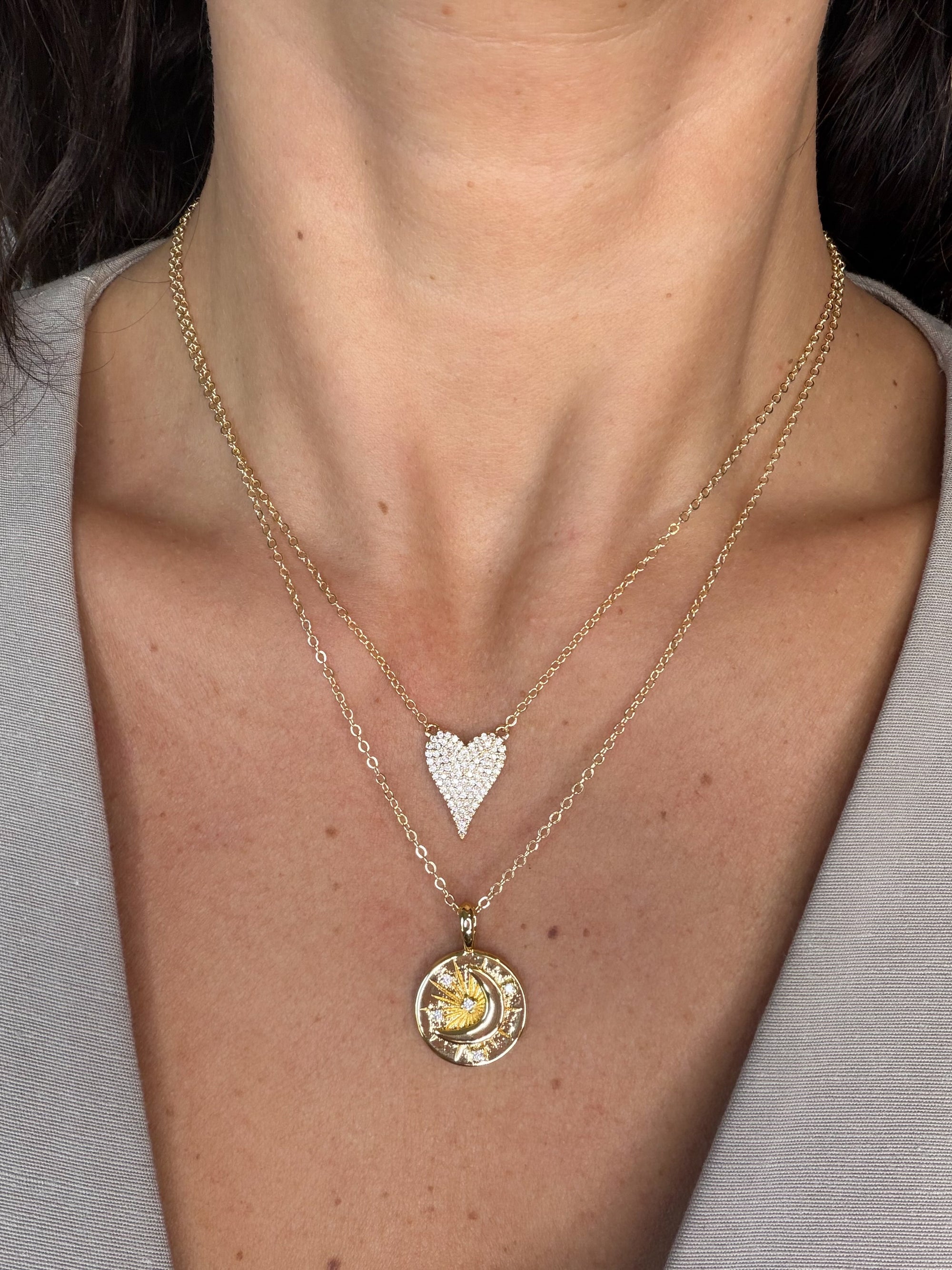 Lunar Glow Coin Necklace