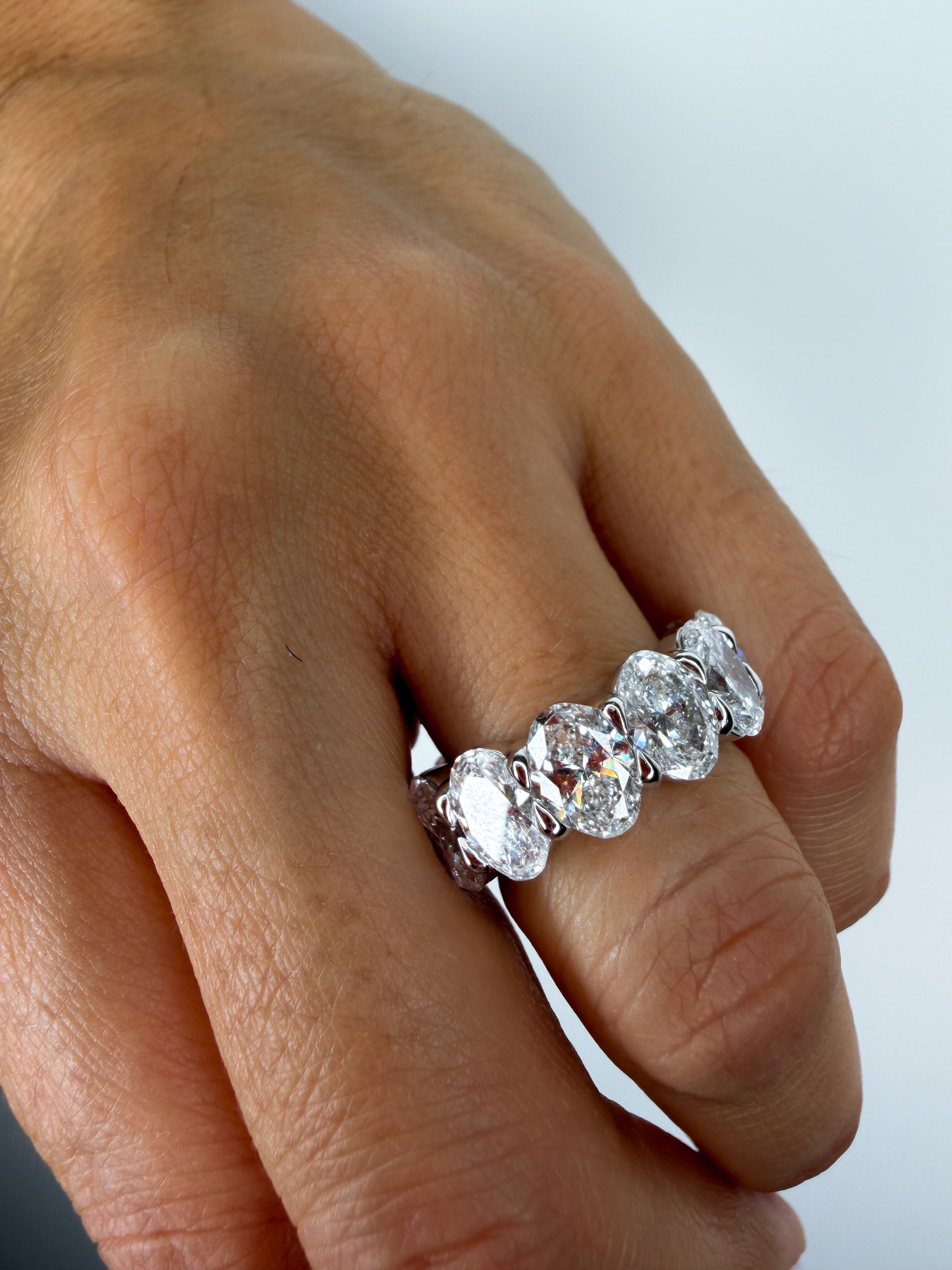 The Royale Oval Eternity Band