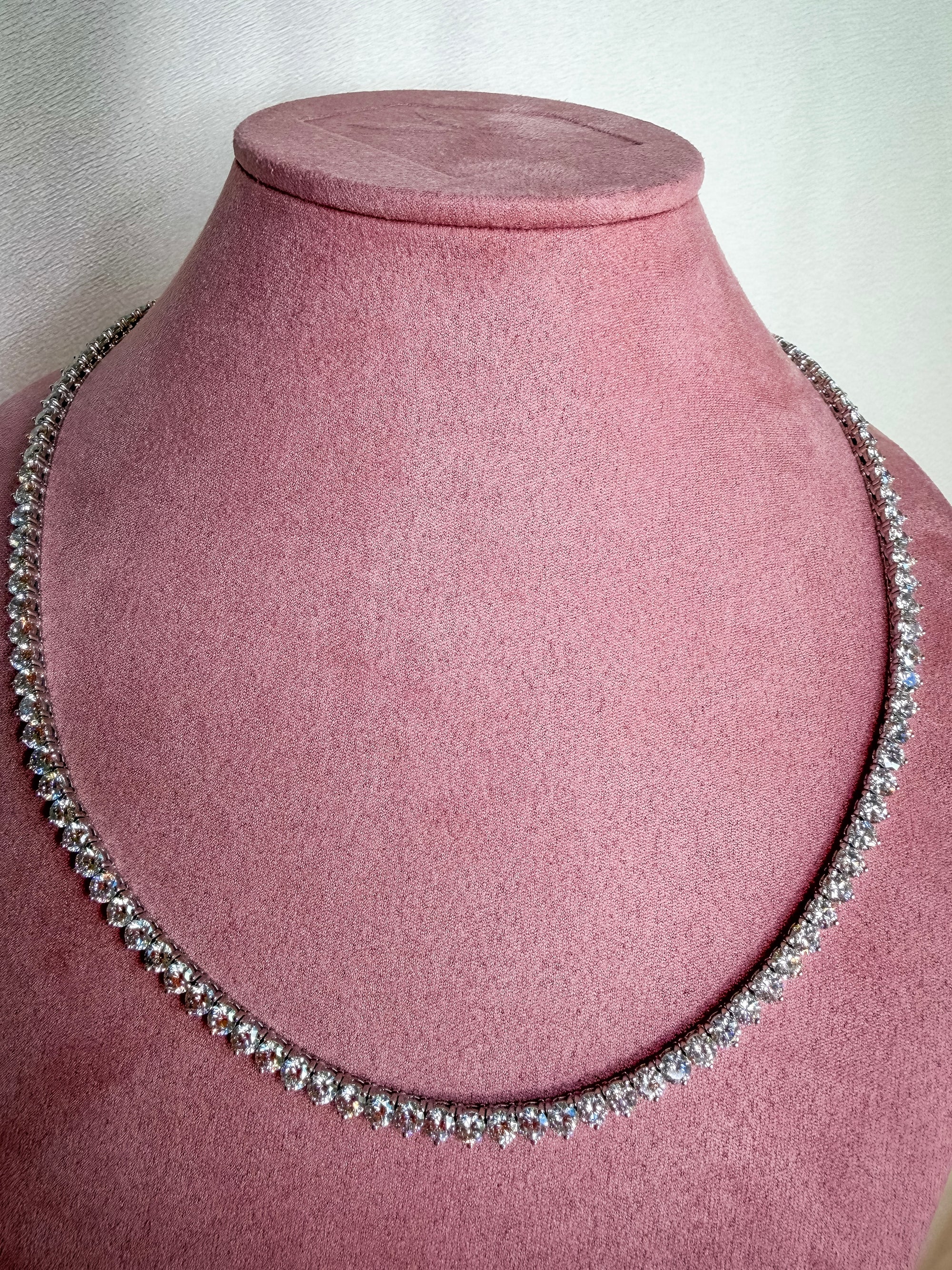 Martini Glow Tennis Necklace