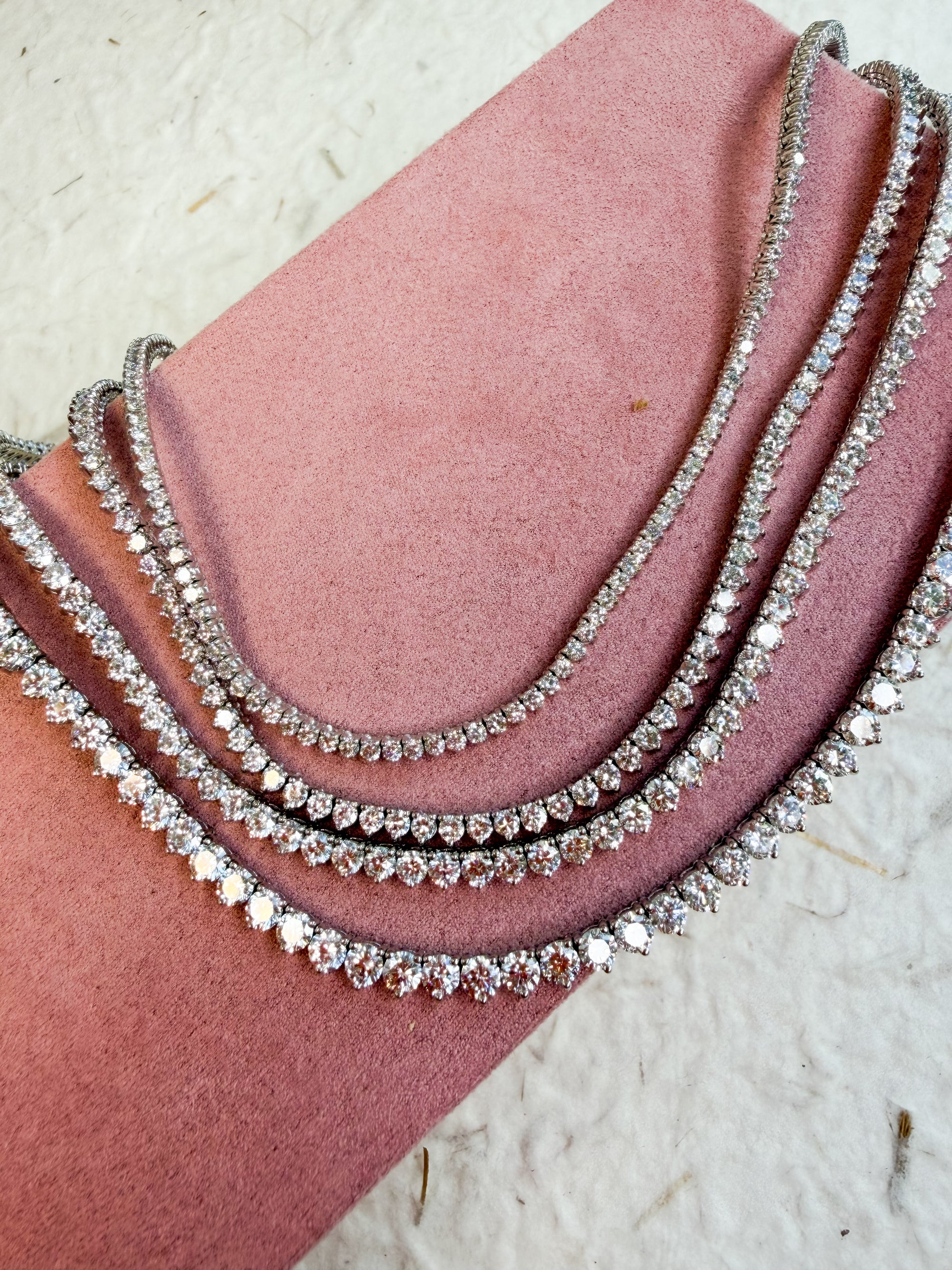 Martini Glow Tennis Necklace