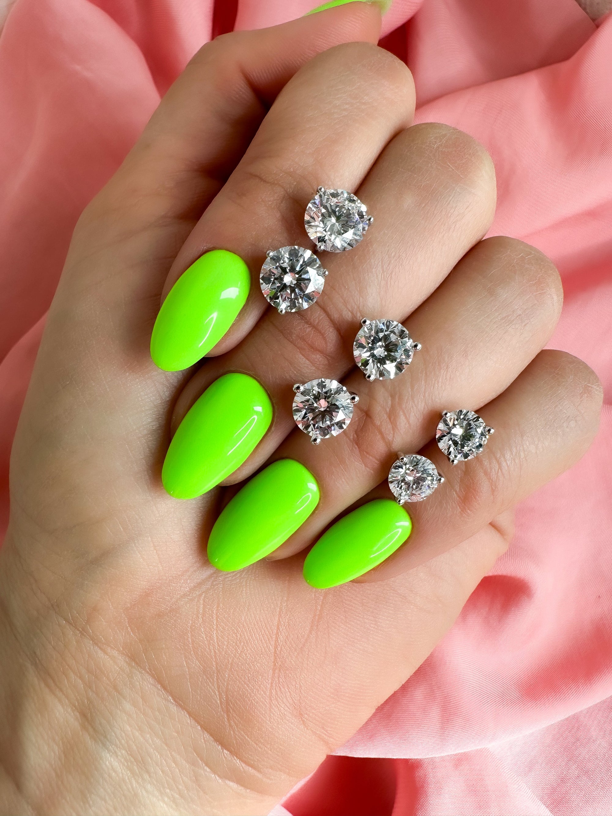 The Heavy Hitters - Brilliant Cut 4ctw Diamond Studs