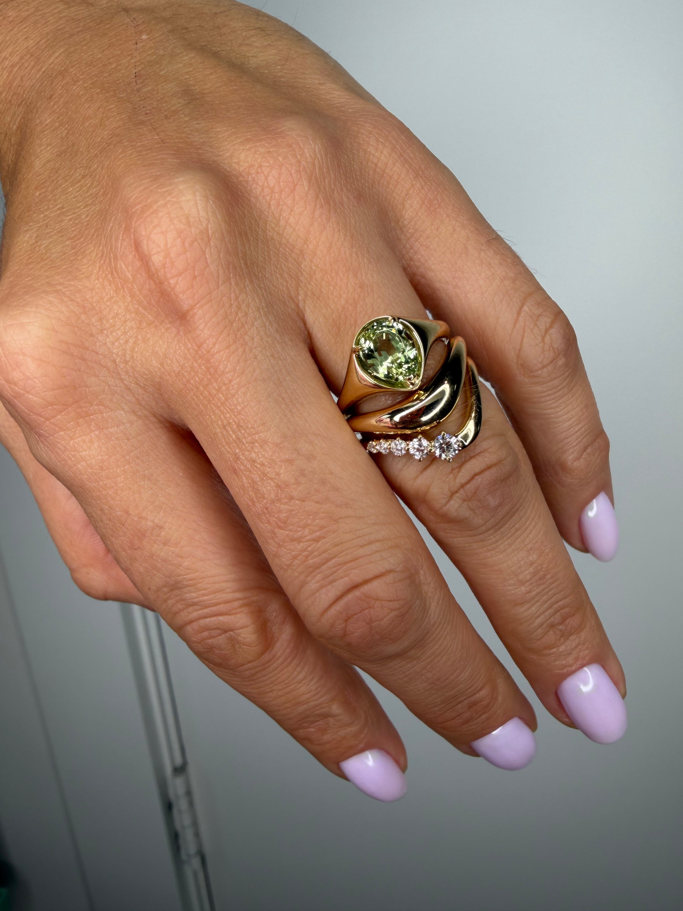 The Verde Tourmaline Ring