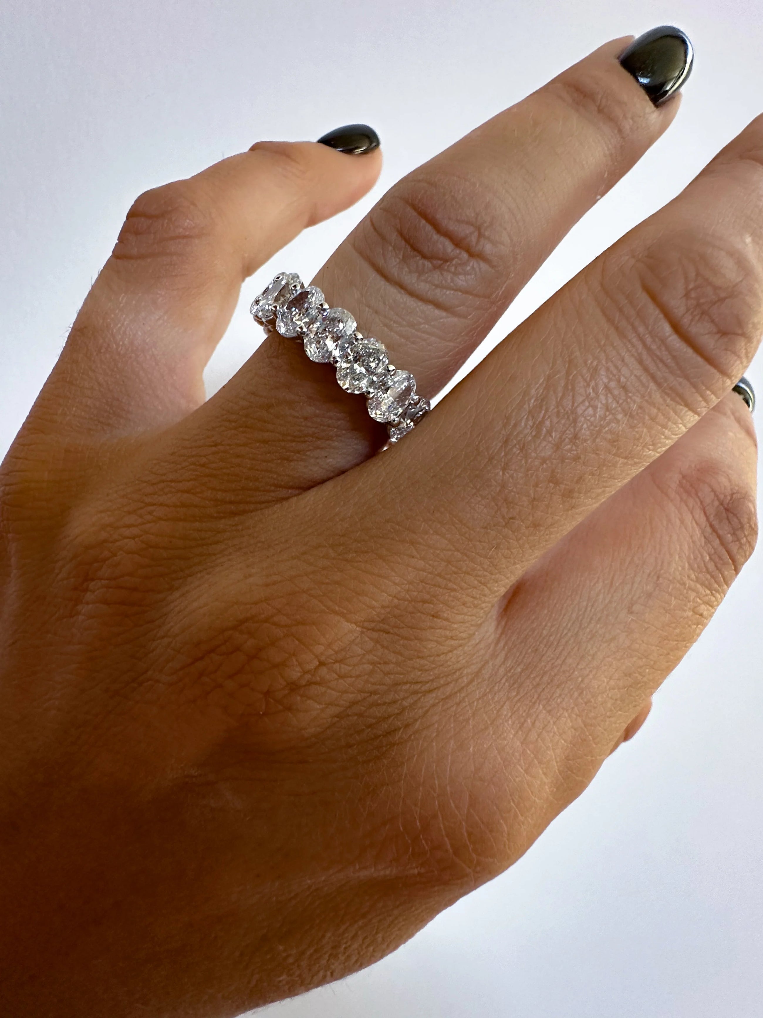 The Luxe Oval Eternity Band