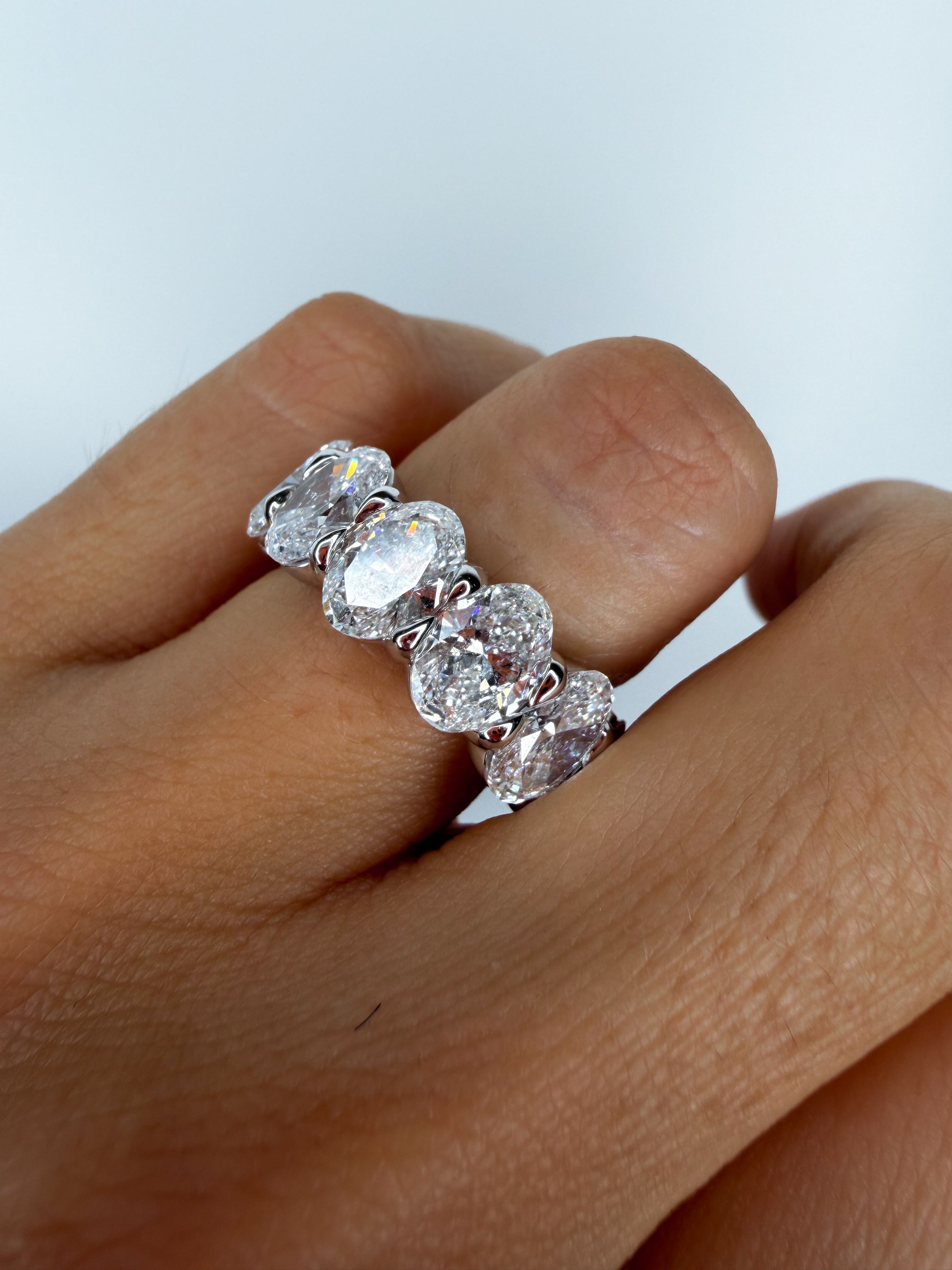 The Royale Oval Eternity Band