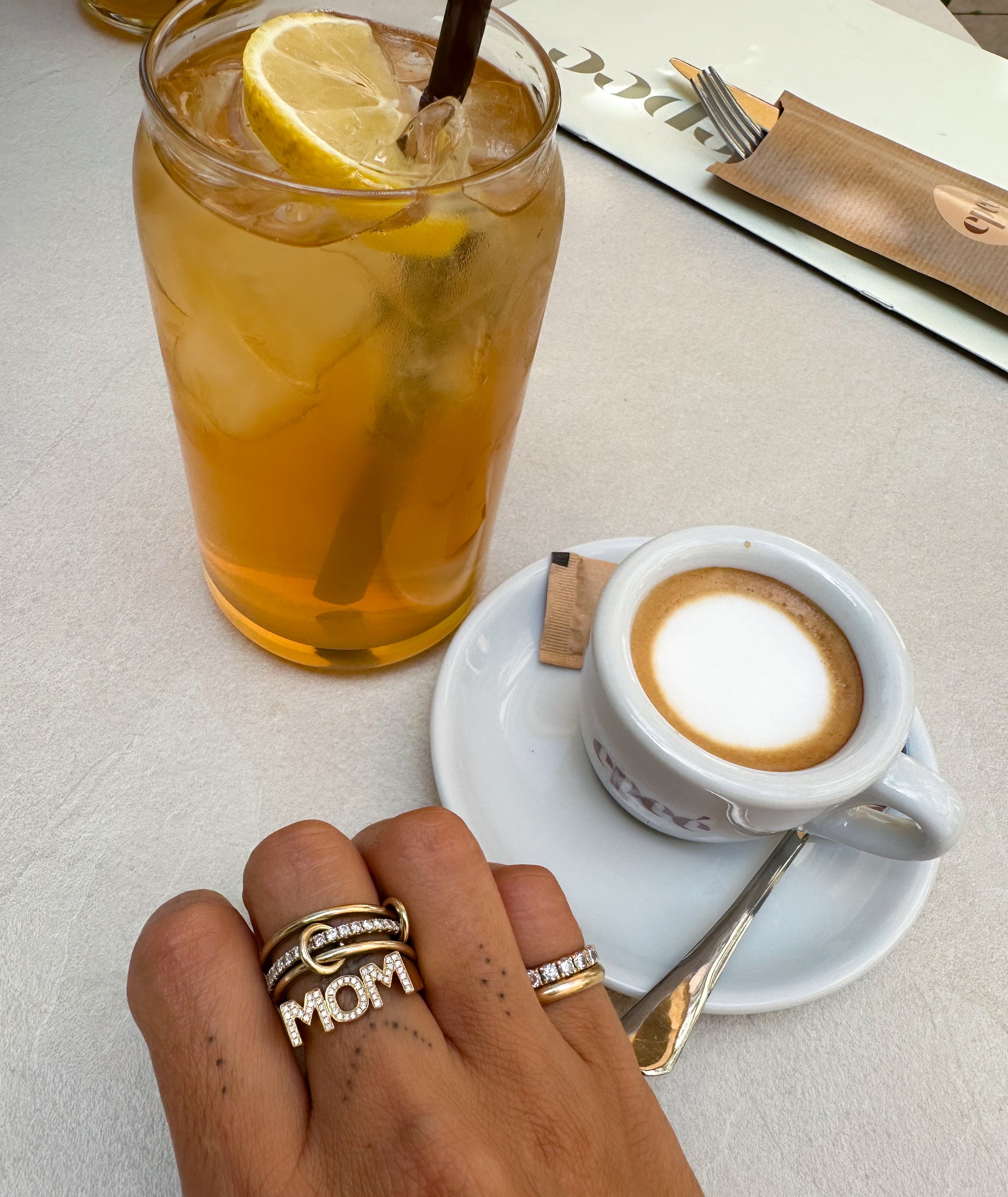 Diamond MOM Ring