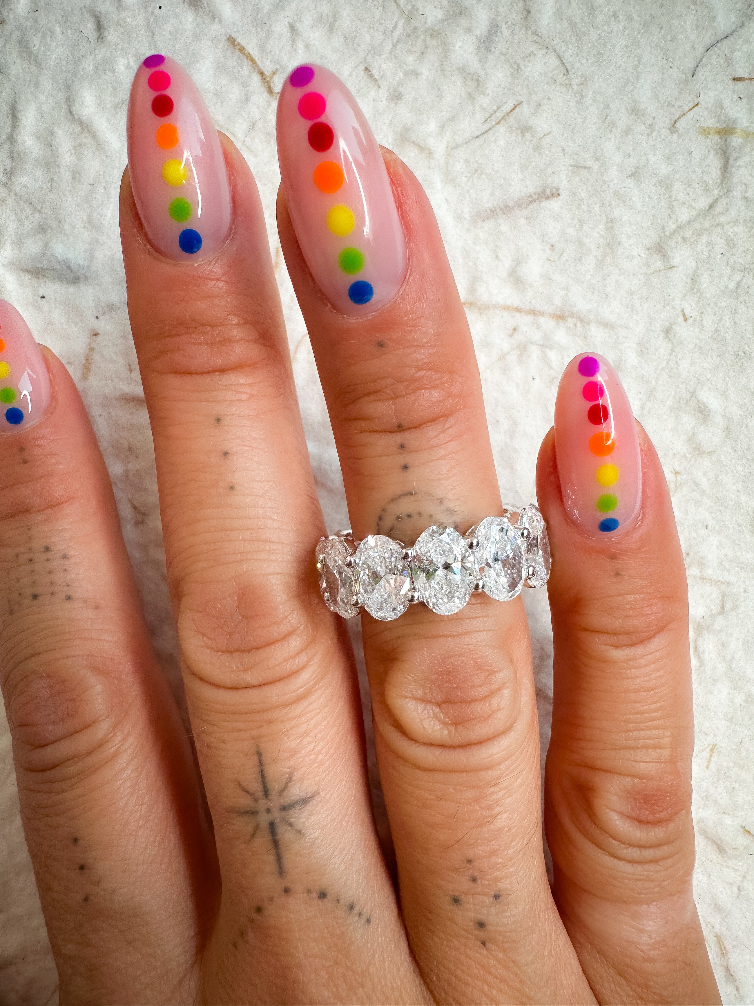 The Royale Oval Eternity Band