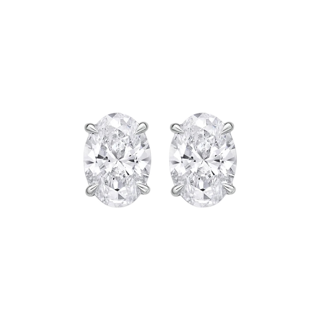 The Grand Oval 8ctw Diamond Studs
