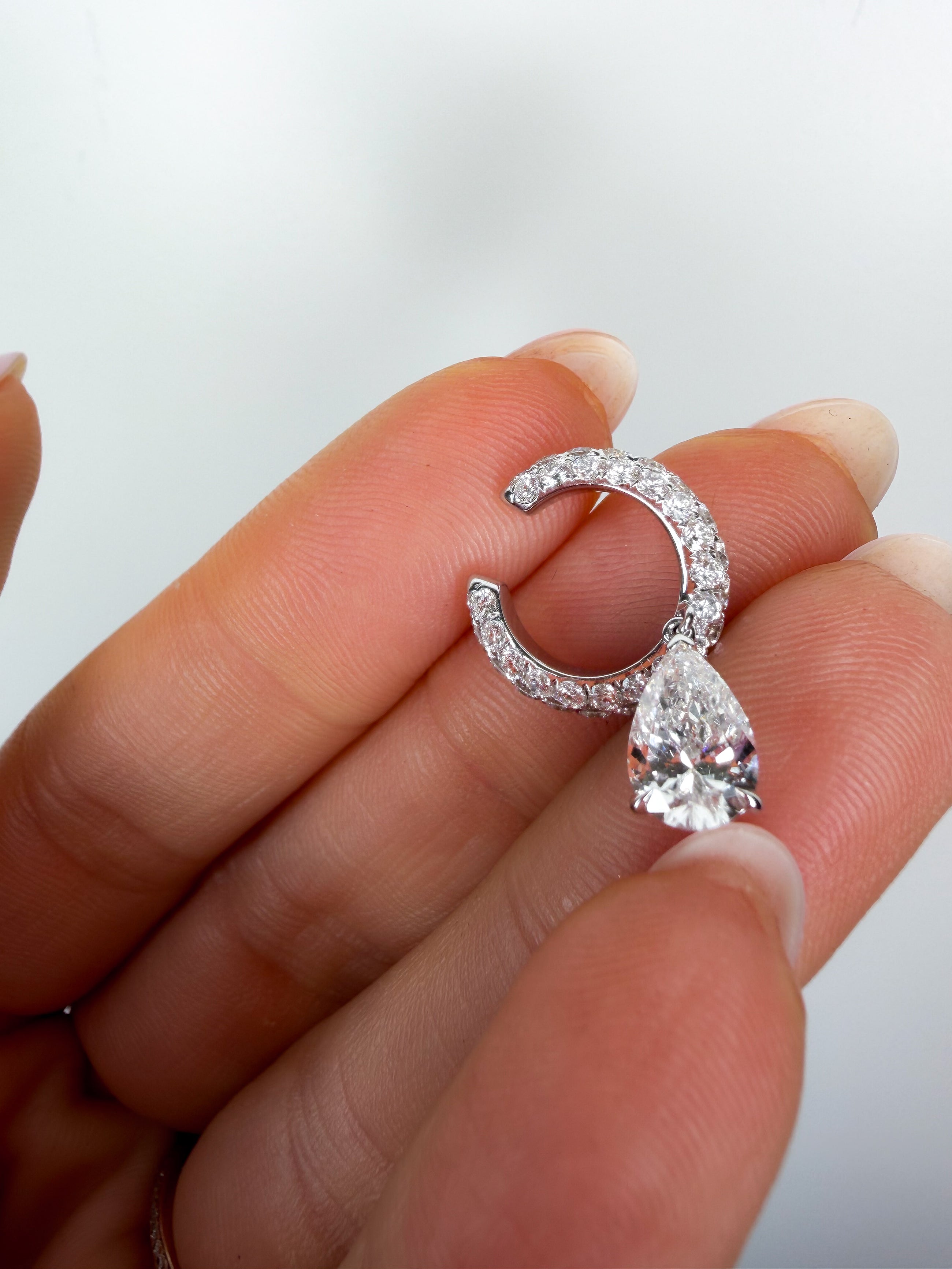 The Dangly Pear Ear Cuffs