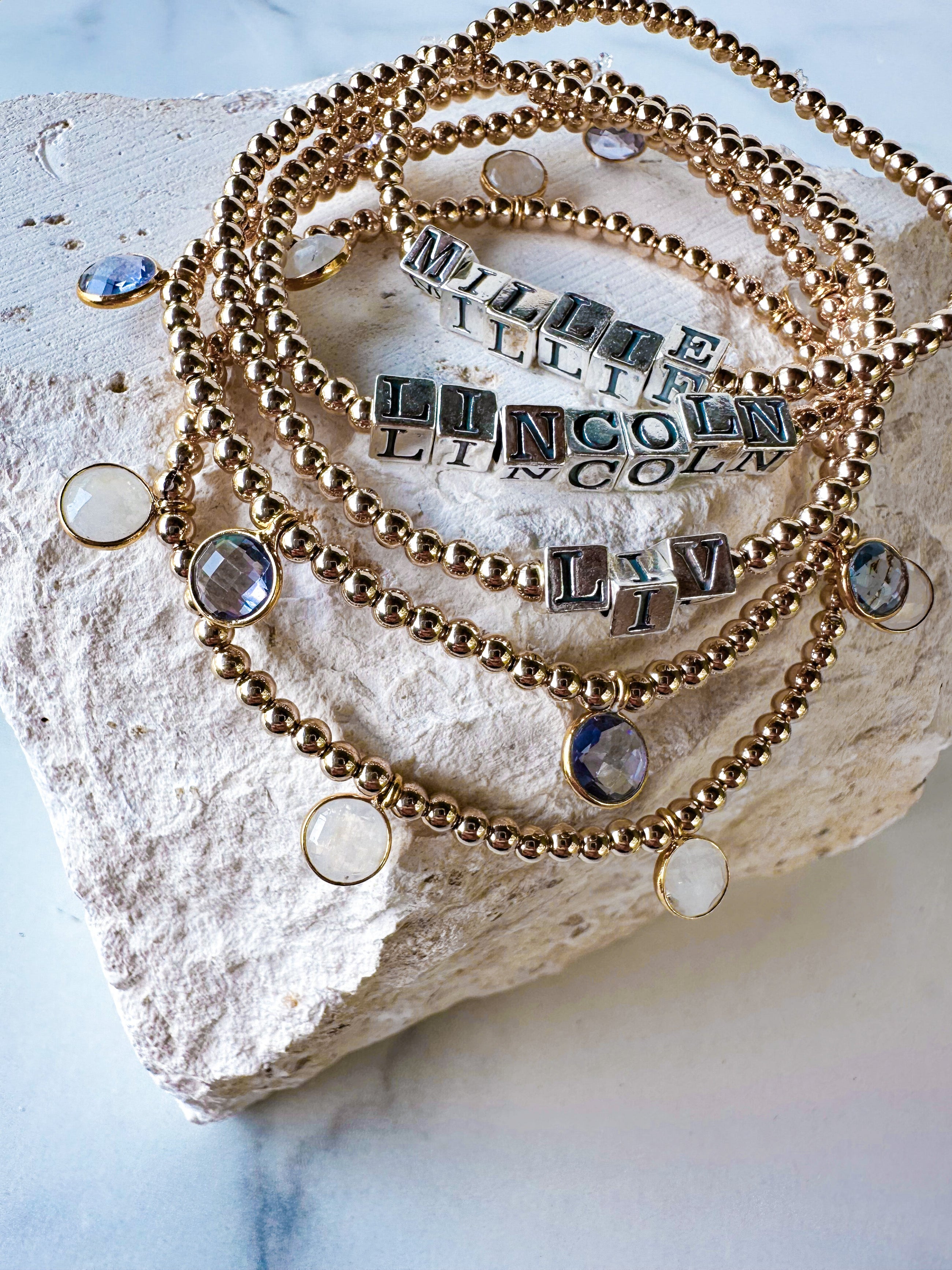 Moonstone Drop Bracelet