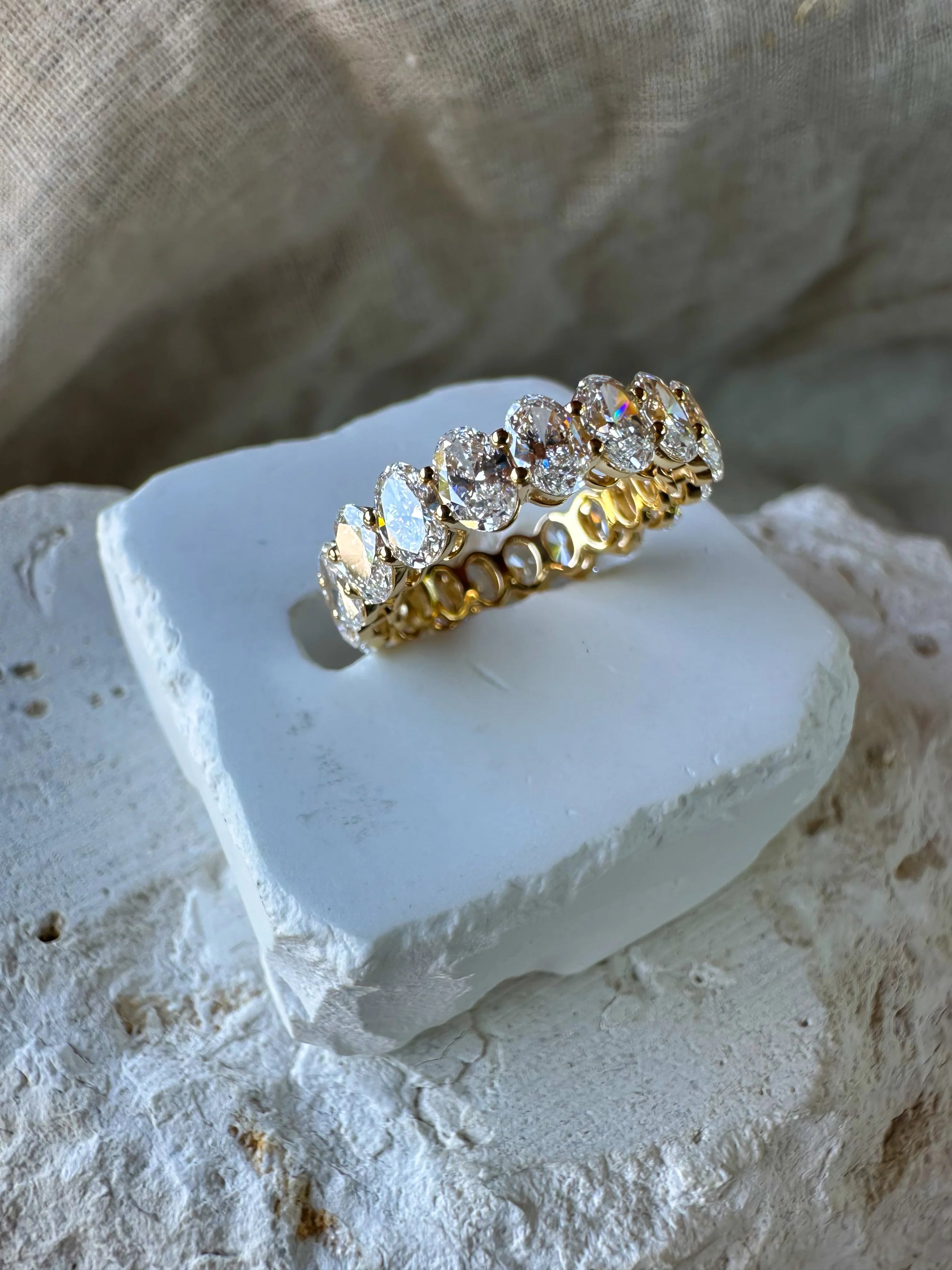 The Classic Oval Eternity Band