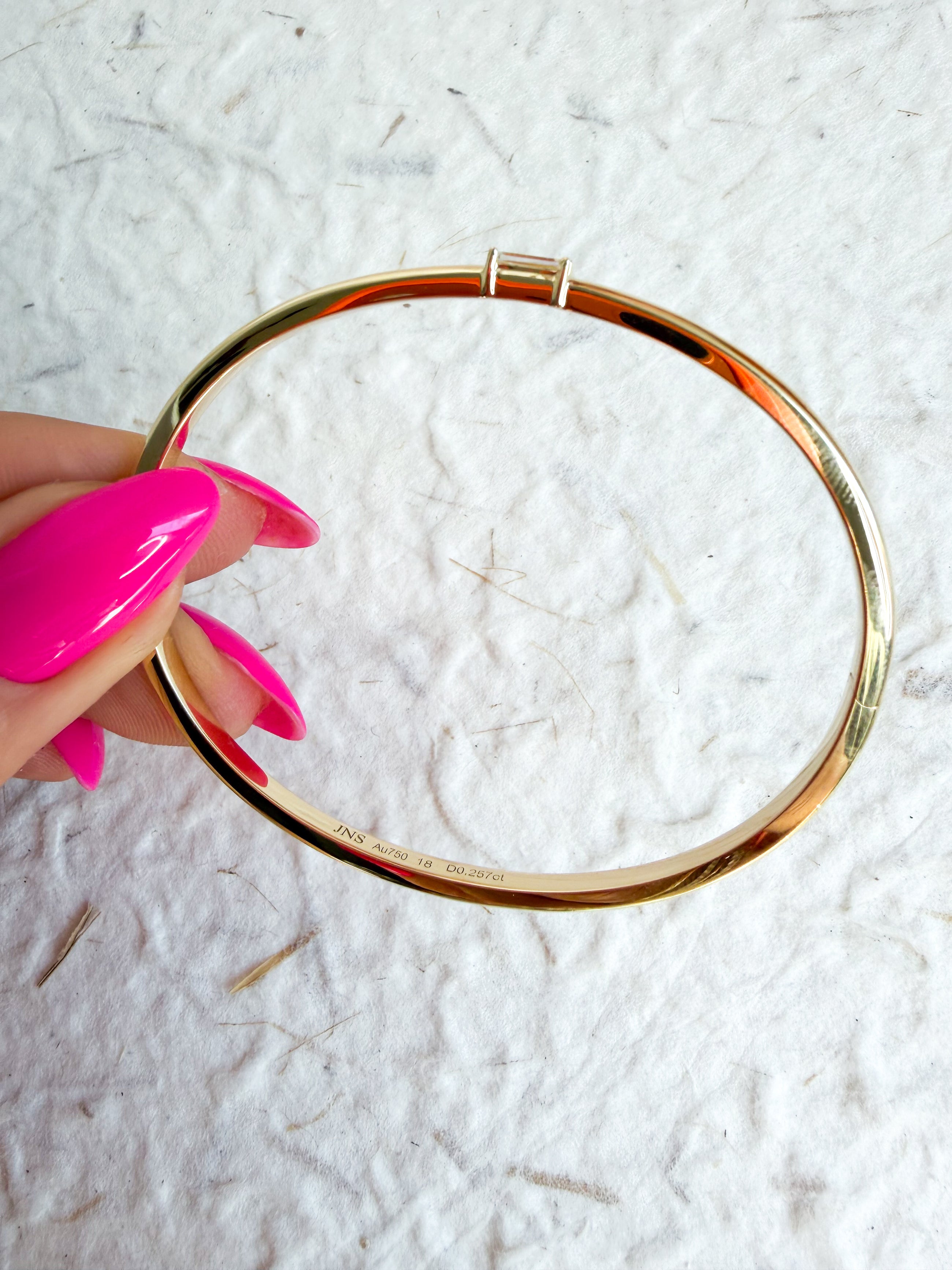 Empire Baguette Bangle