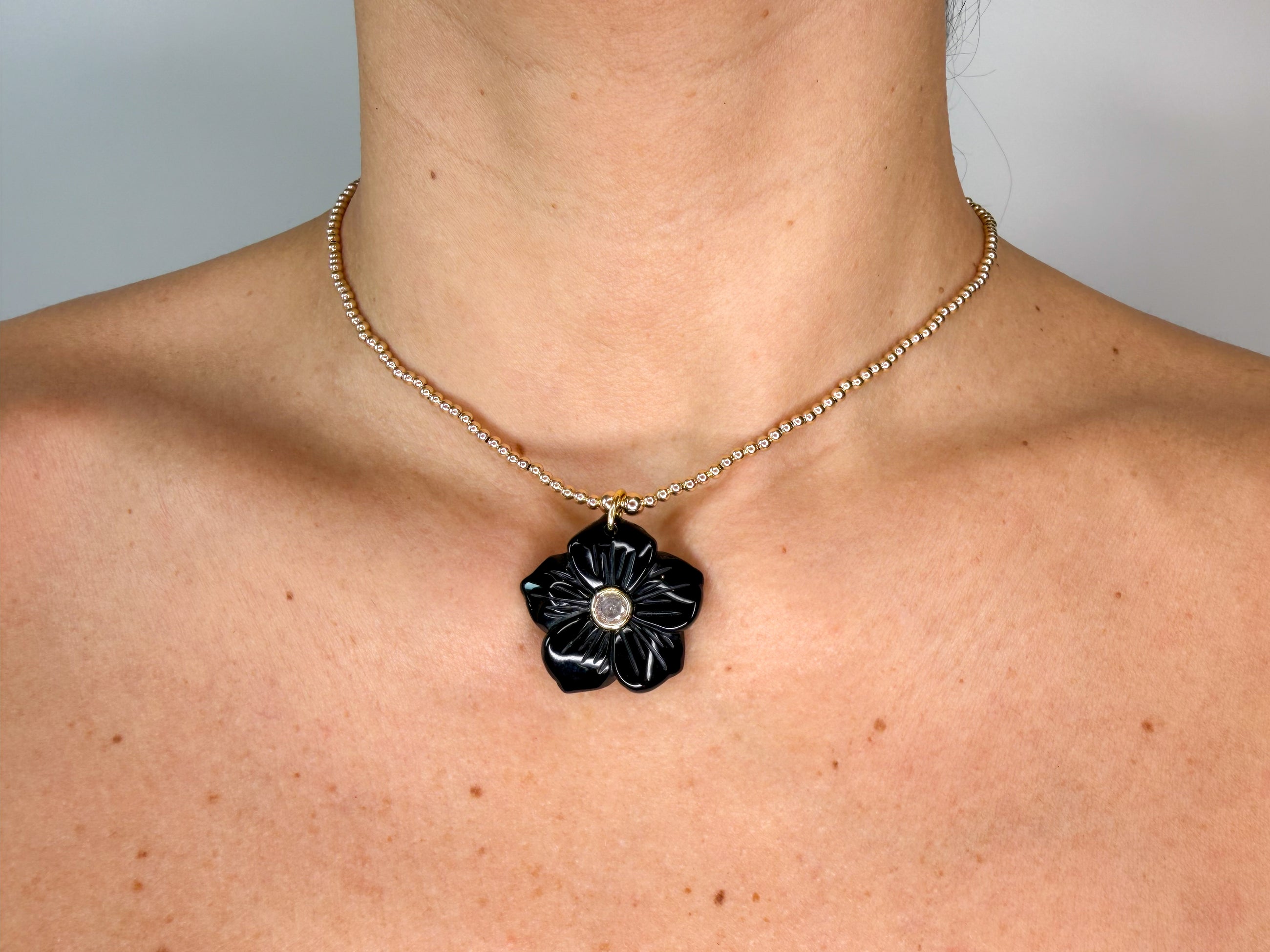 Obisodian Bloom Necklace