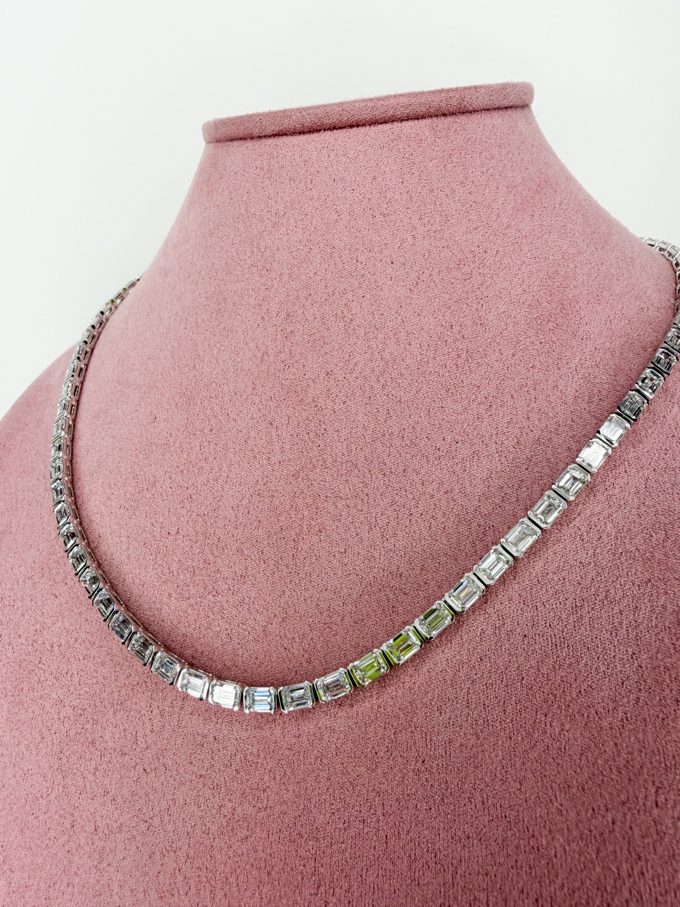 The Emerald Riviera Tennis Necklace
