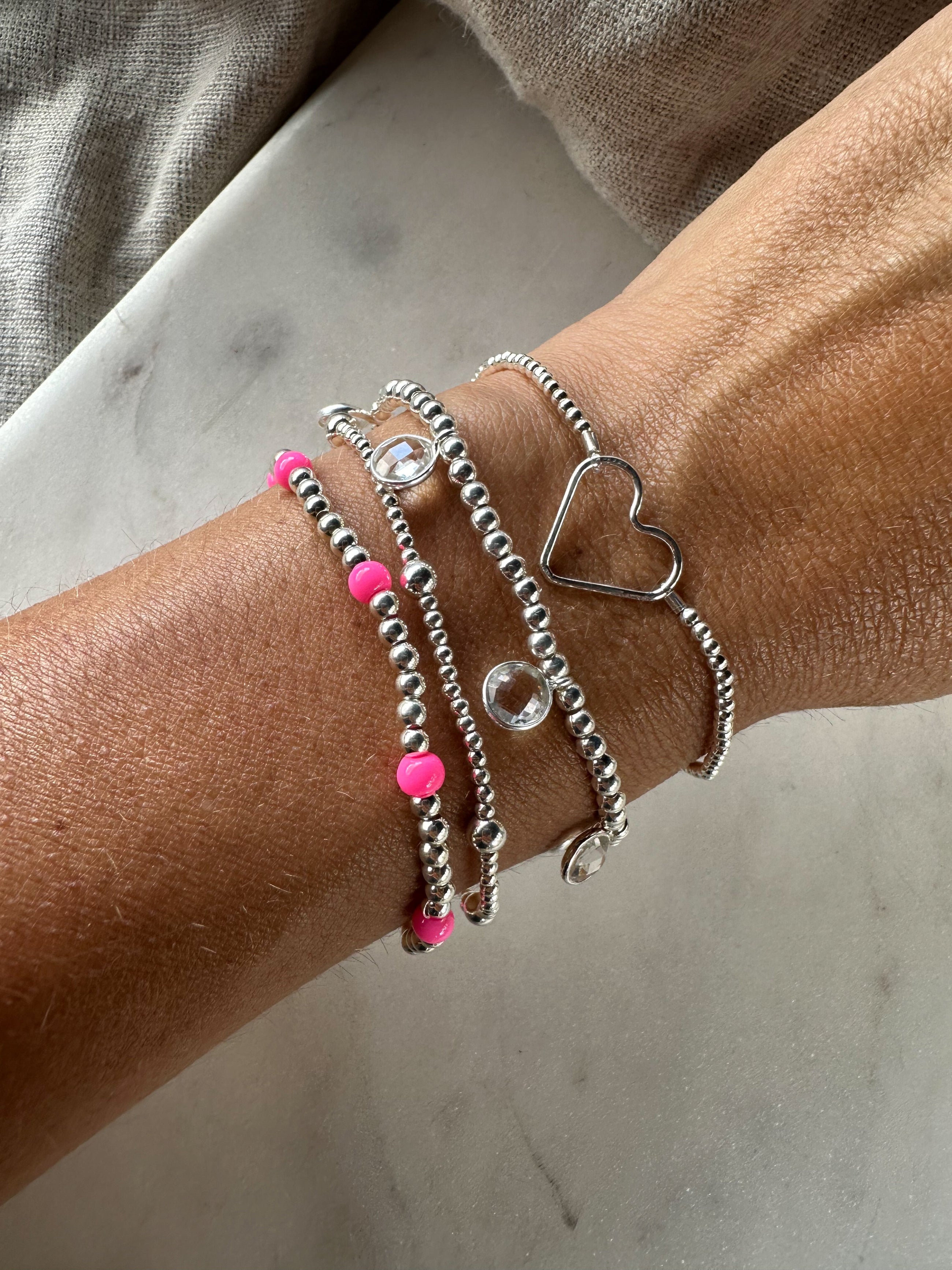 Pink Shock Combo ~ Silver