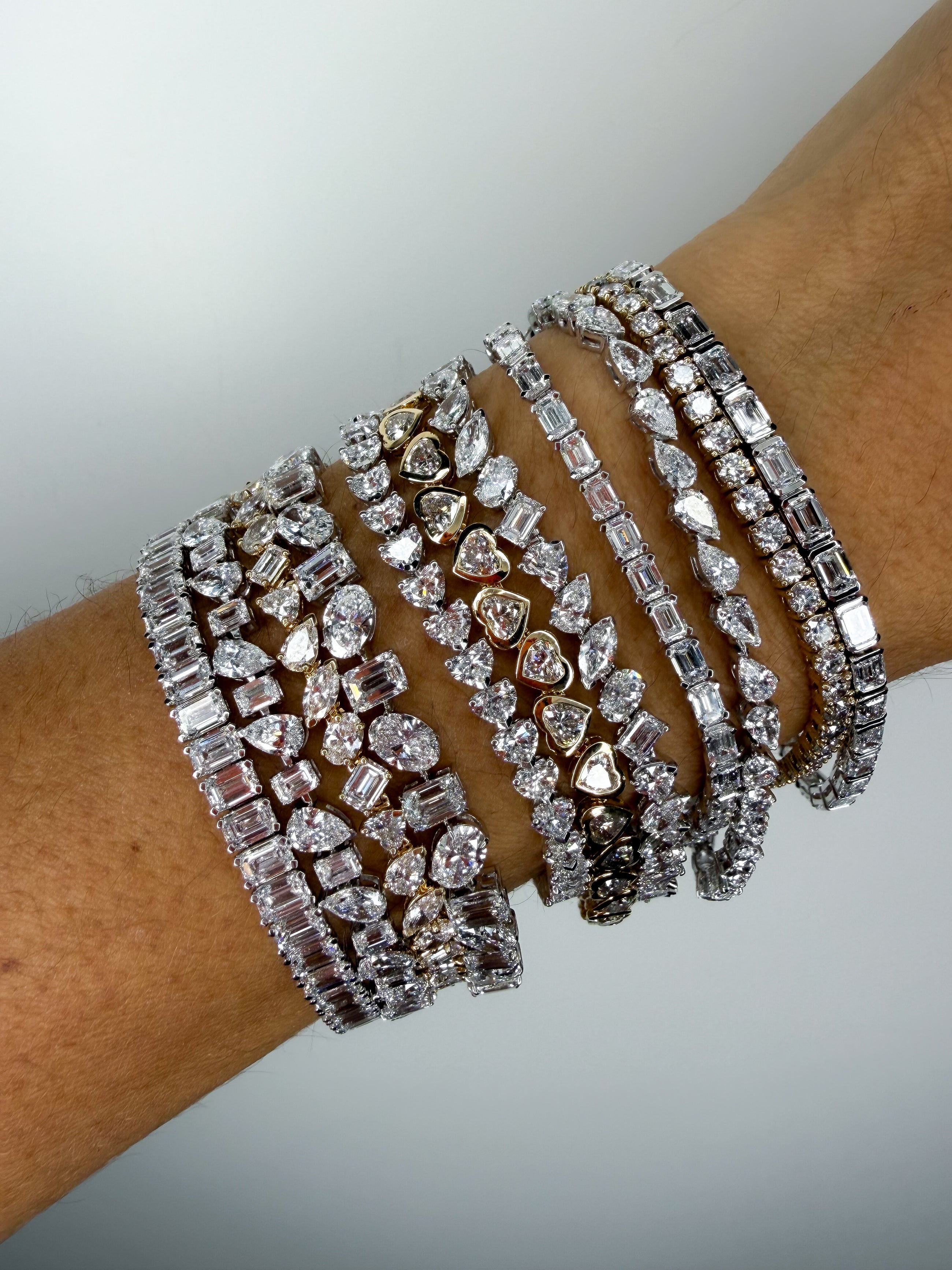 The Heart Bezel Tennis Bracelet