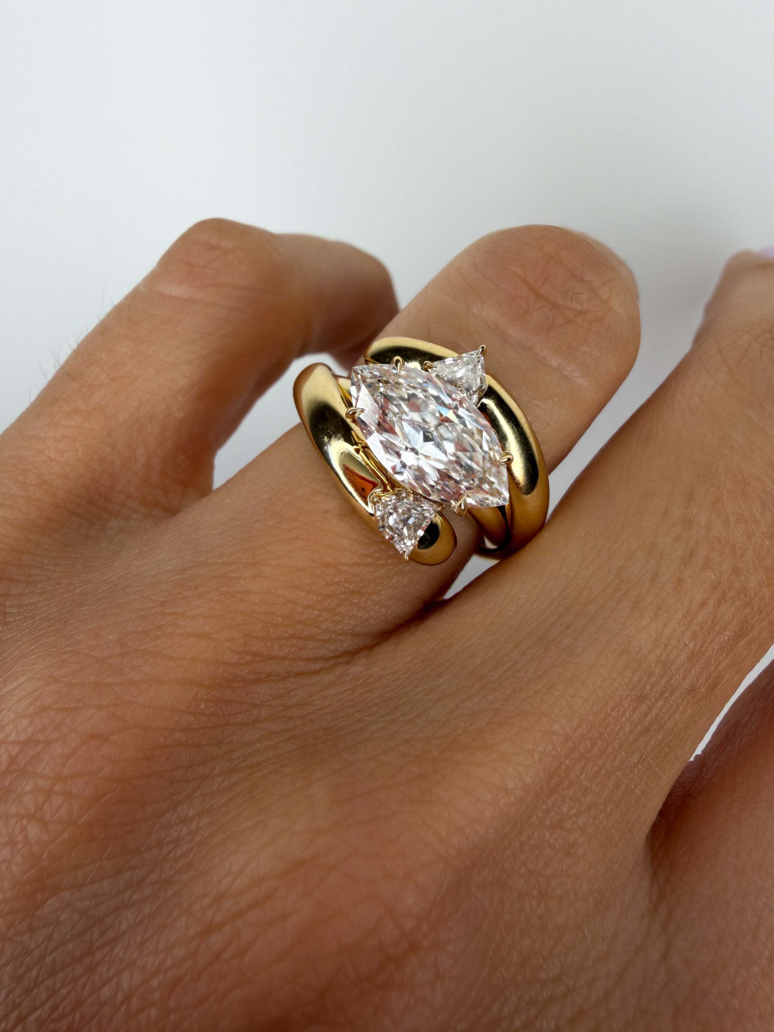 The Stiletto Marquise Ring