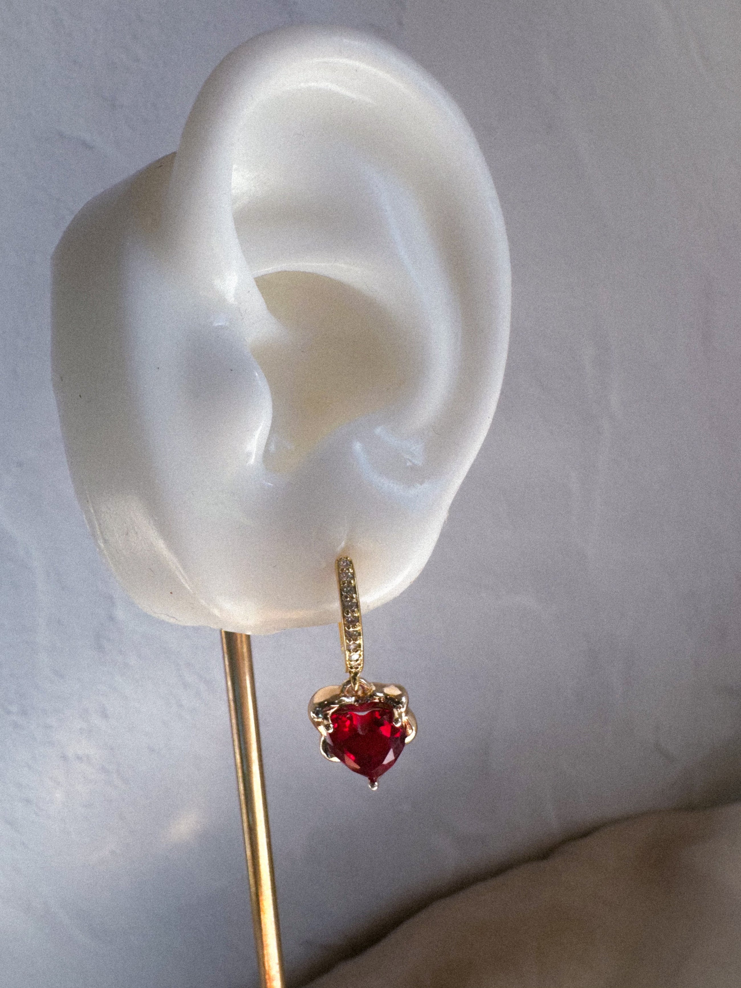 Victorian Heart Earrings