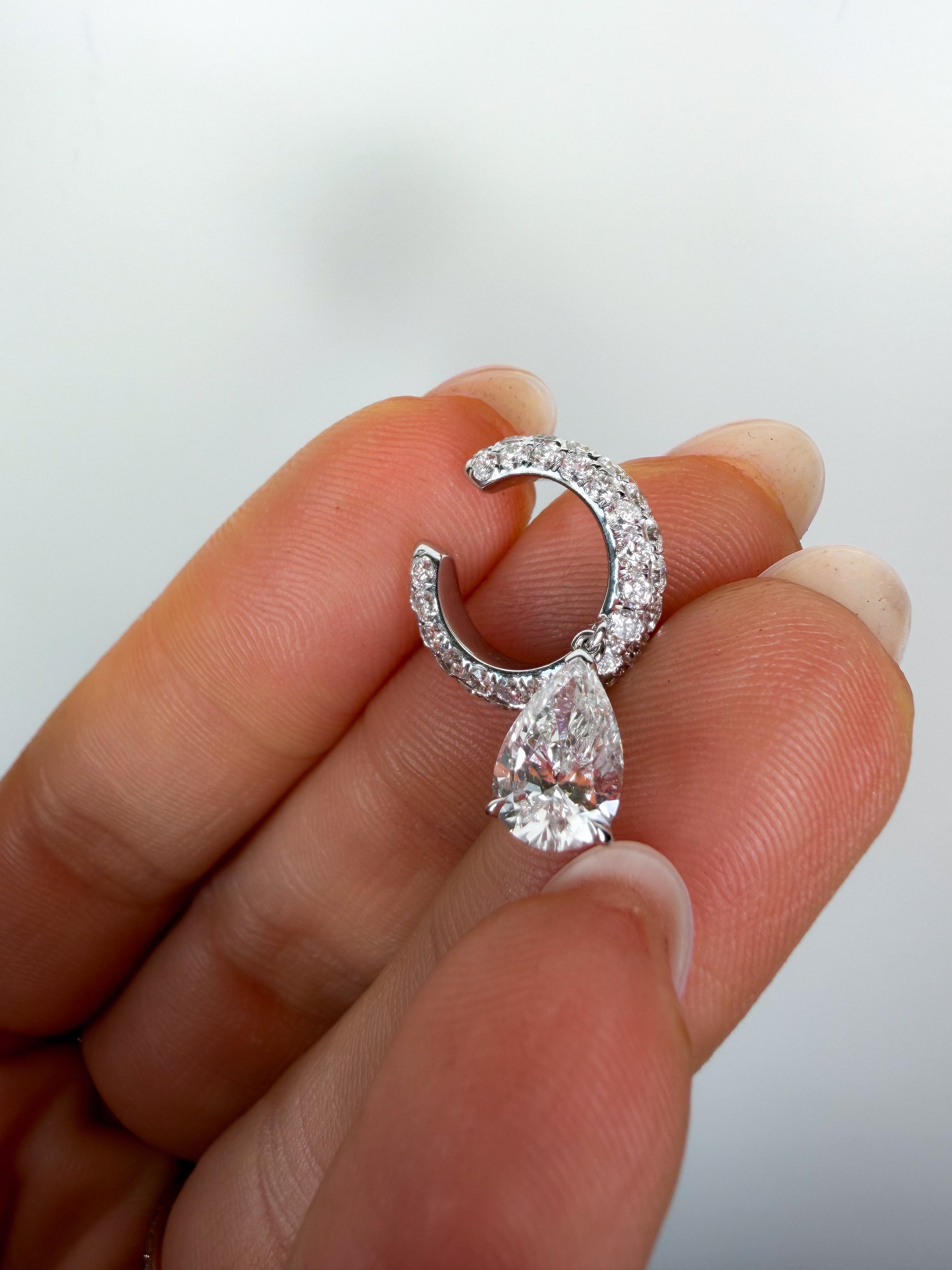 The Dangly Pear Ear Cuffs