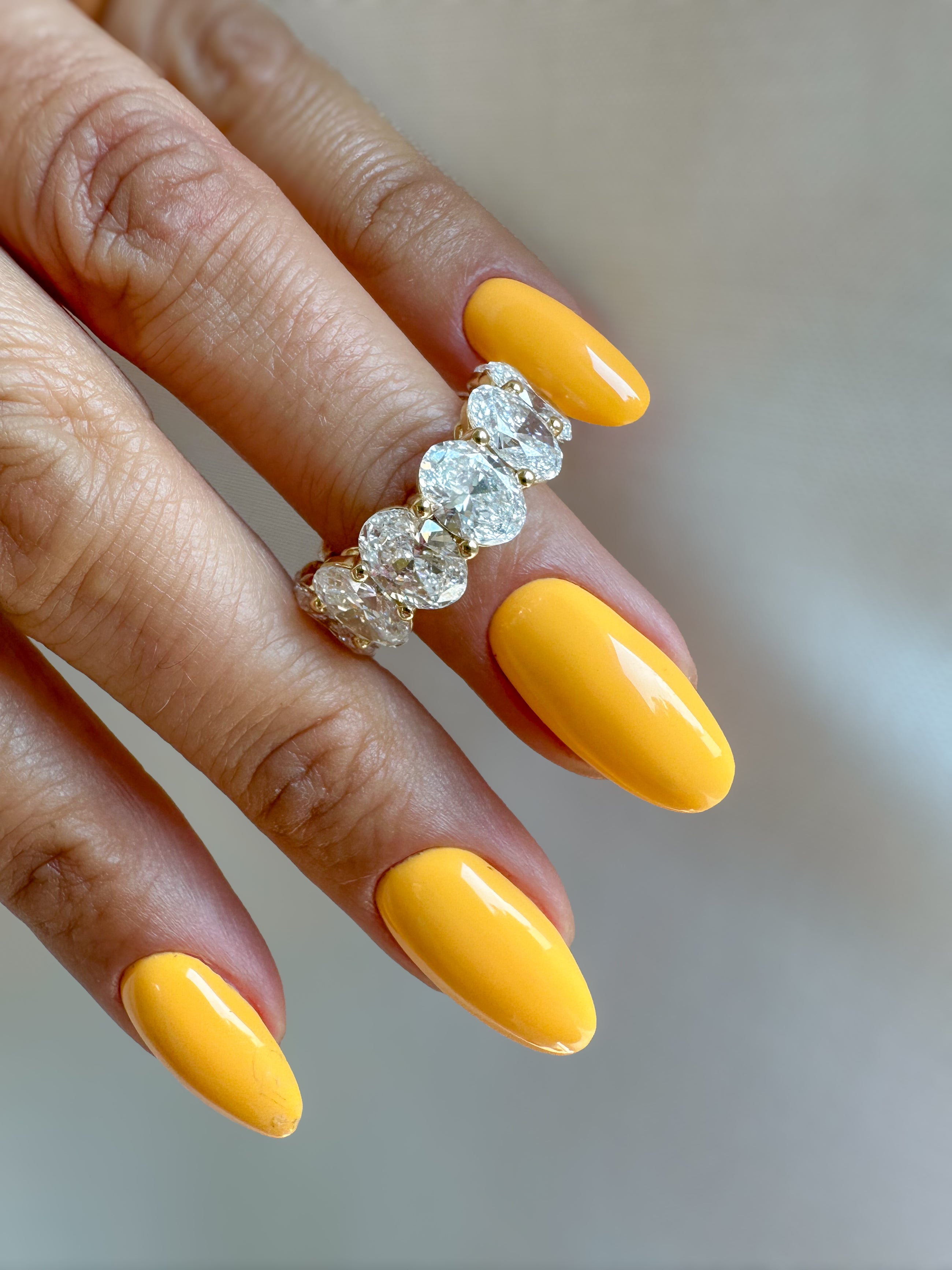 The Royale Oval Eternity Band