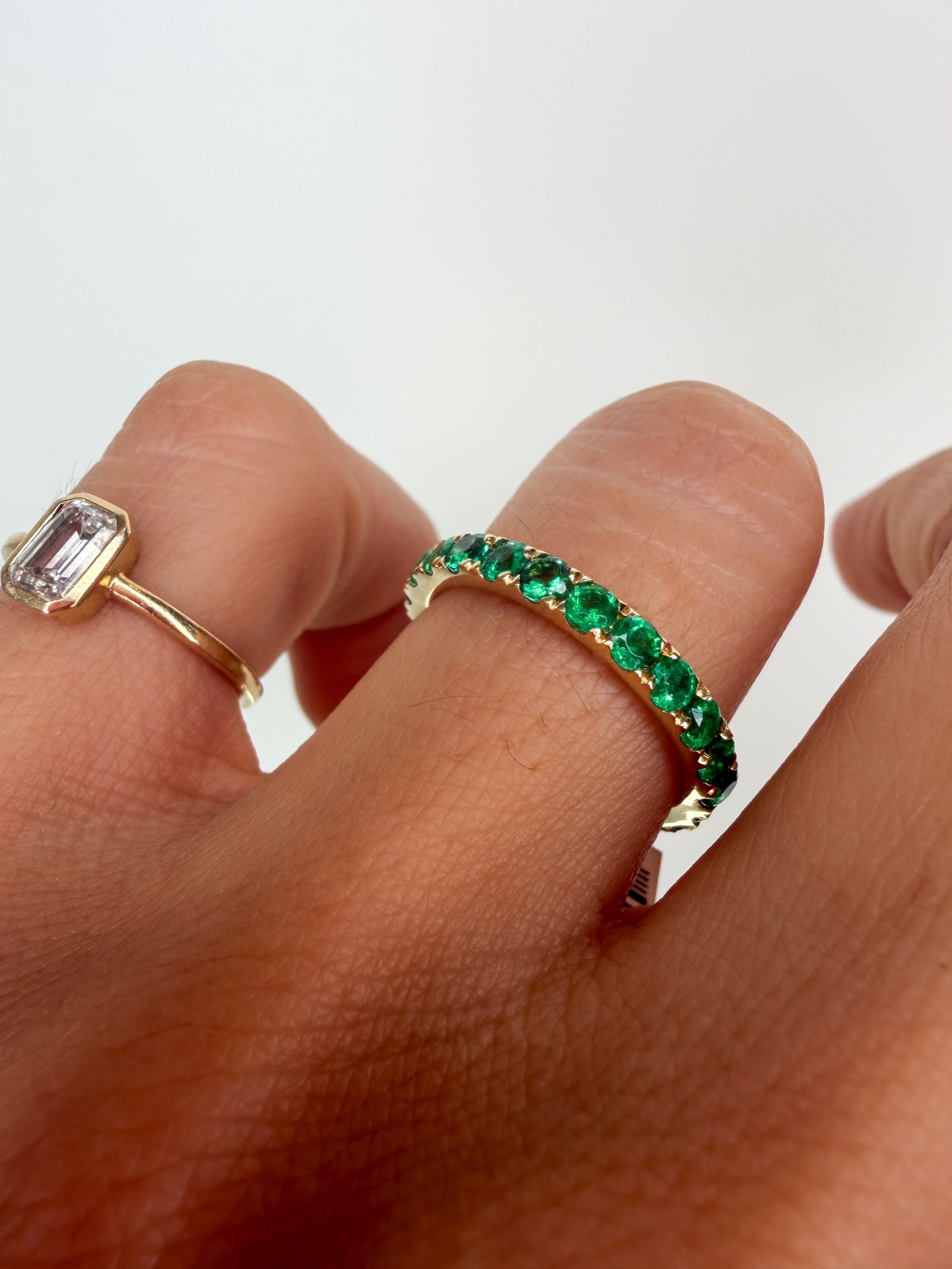 The Zambian Emerald Eternity Ring