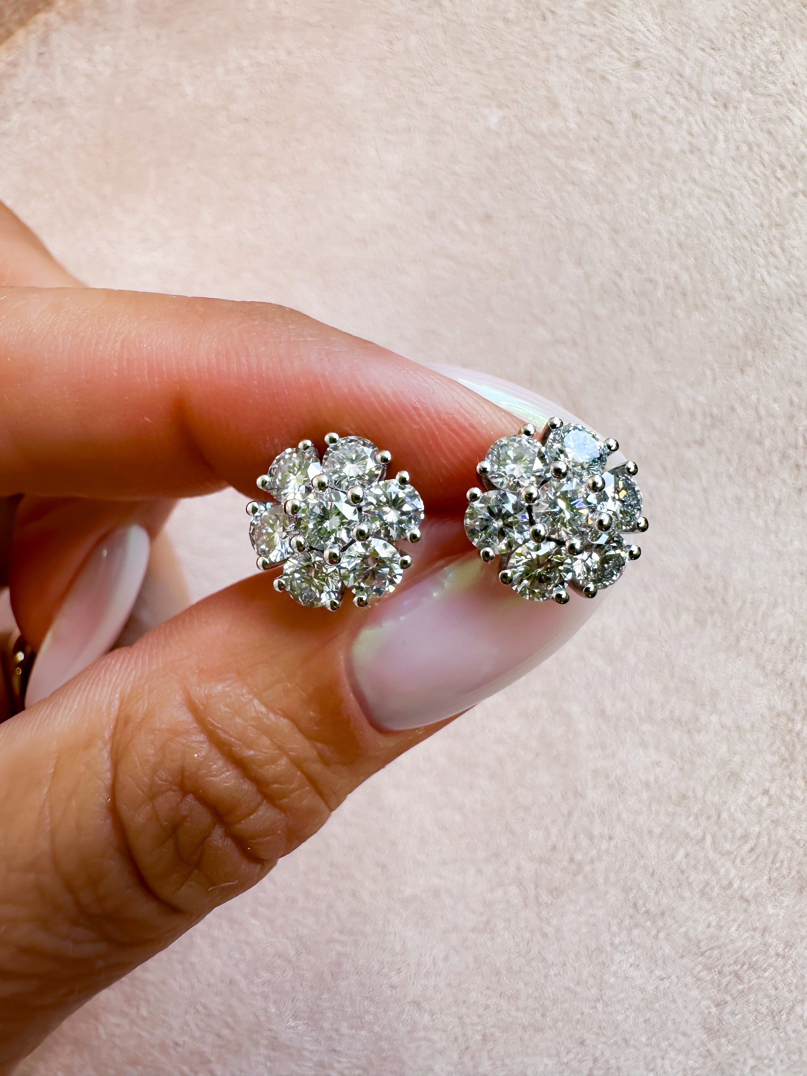 Diamond Bloom Studs