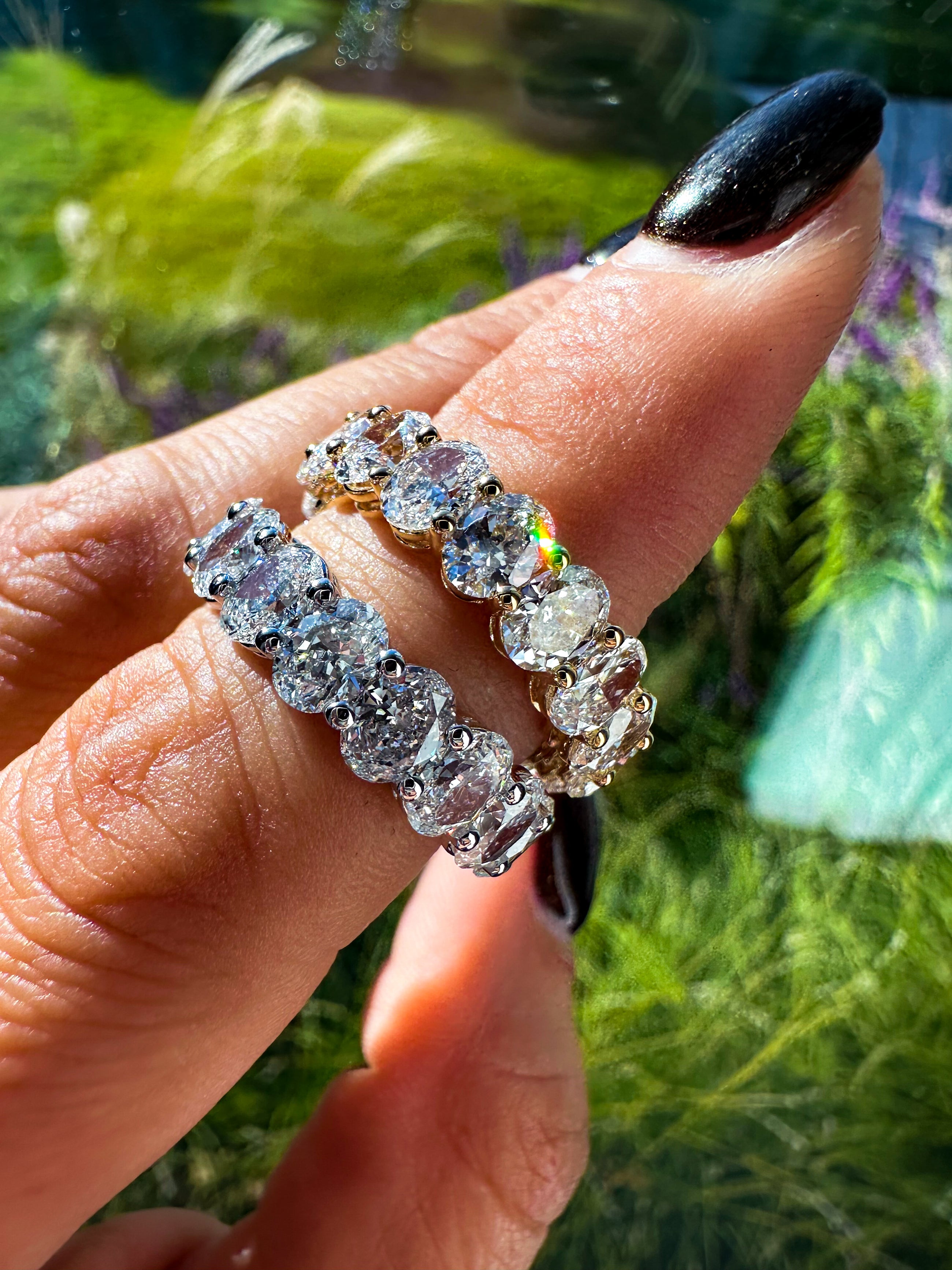 The Luxe Oval Eternity Band