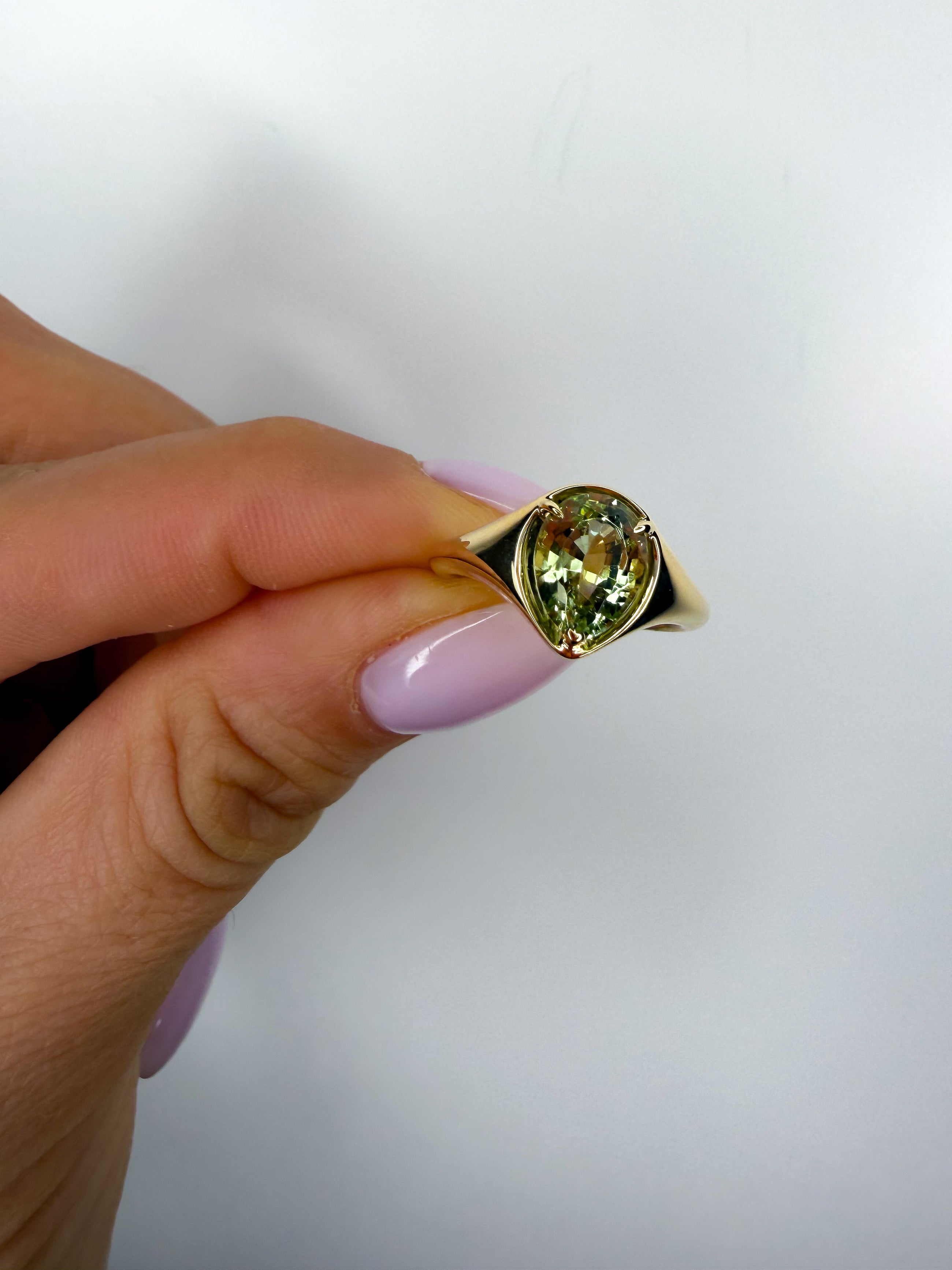 The Verde Tourmaline Ring