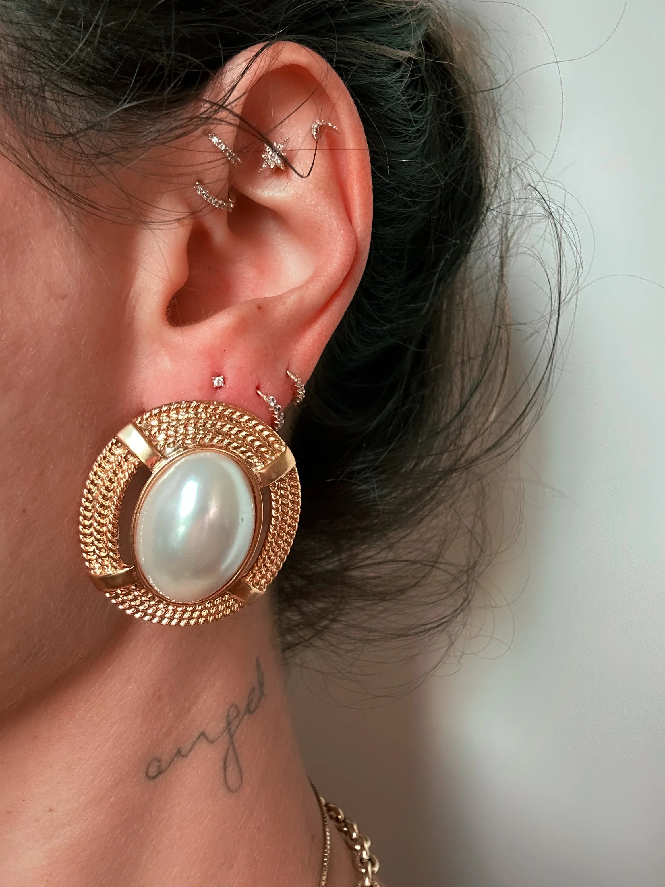 Portrait Pearl Earrings