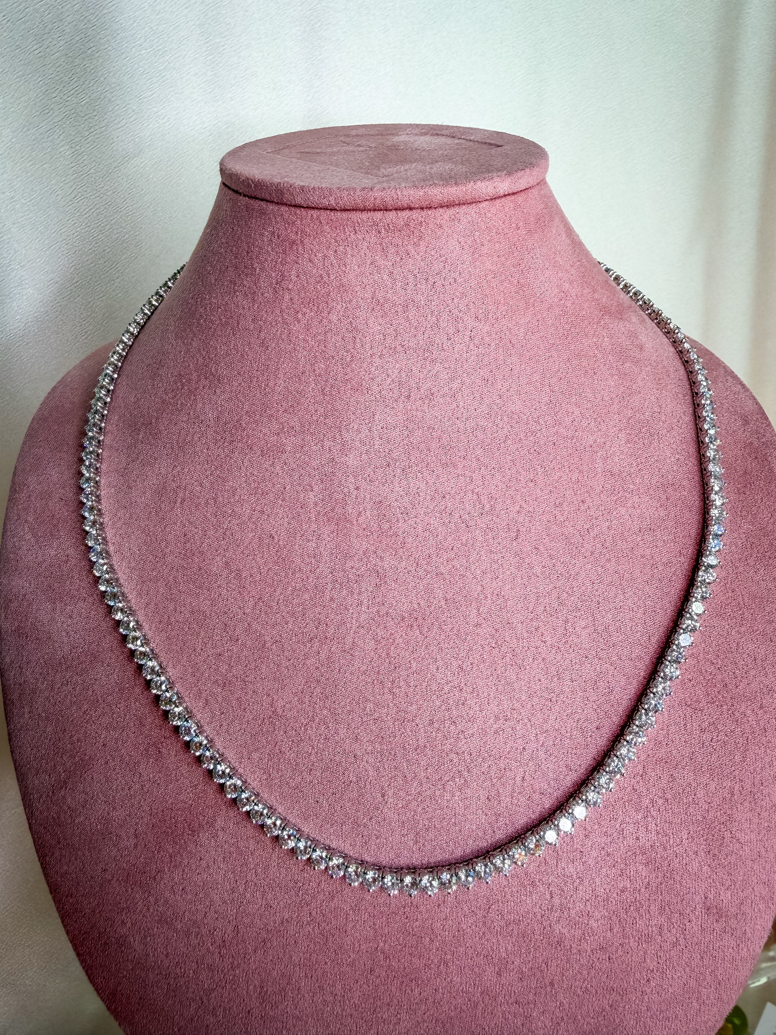 Martini Glow Tennis Necklace