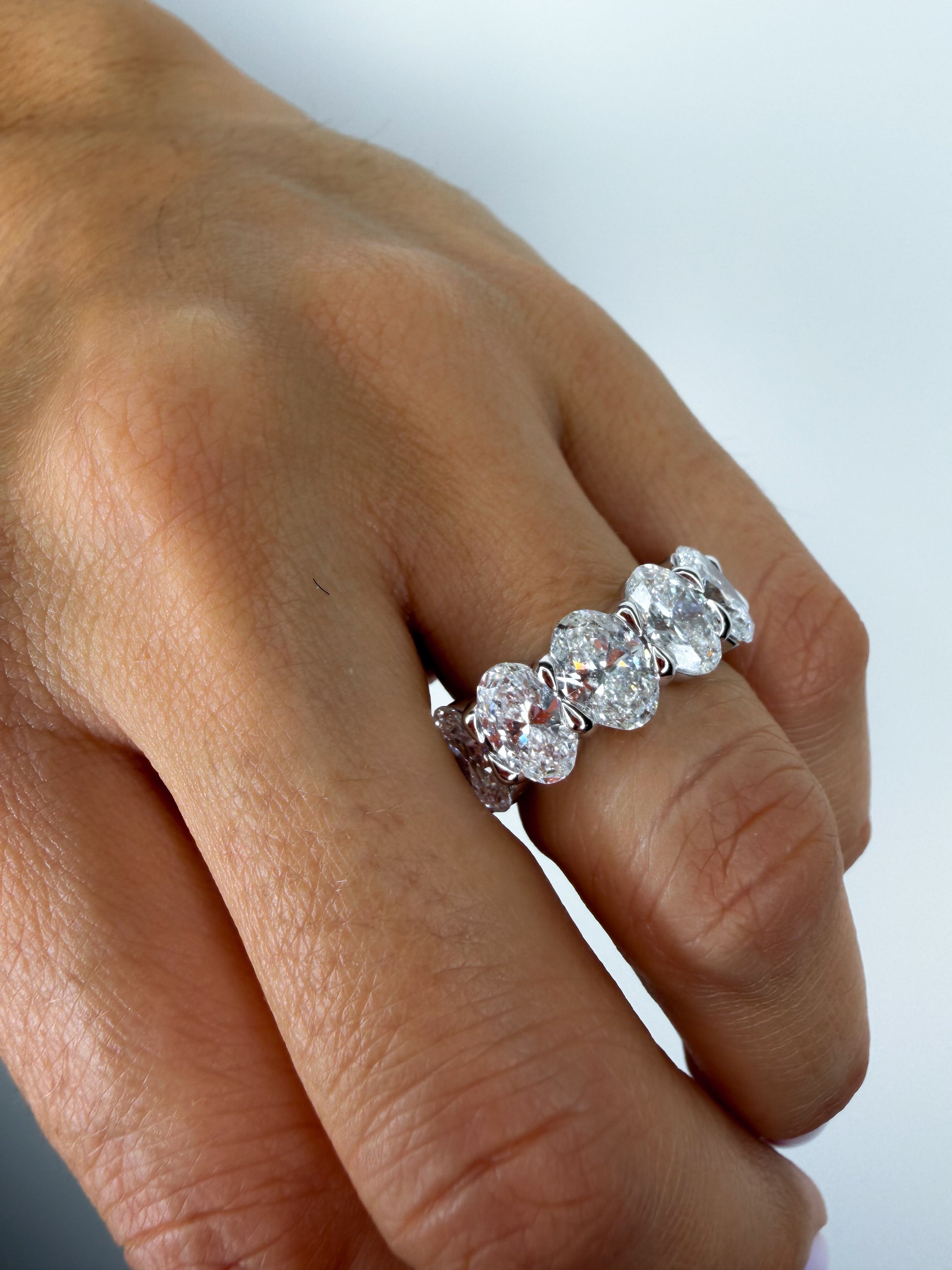 The Royale Oval Eternity Band