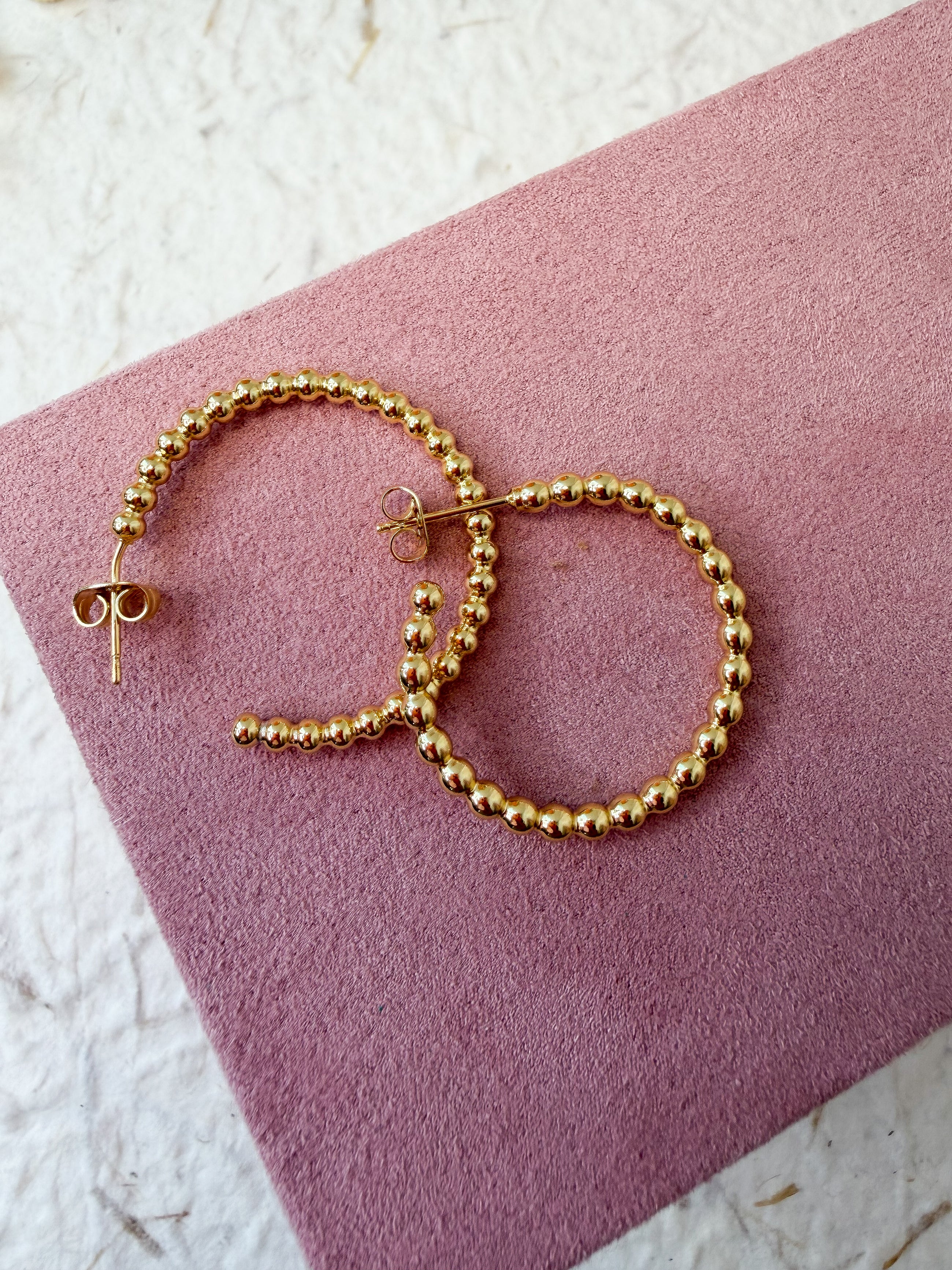 Orbit Bead Hoops