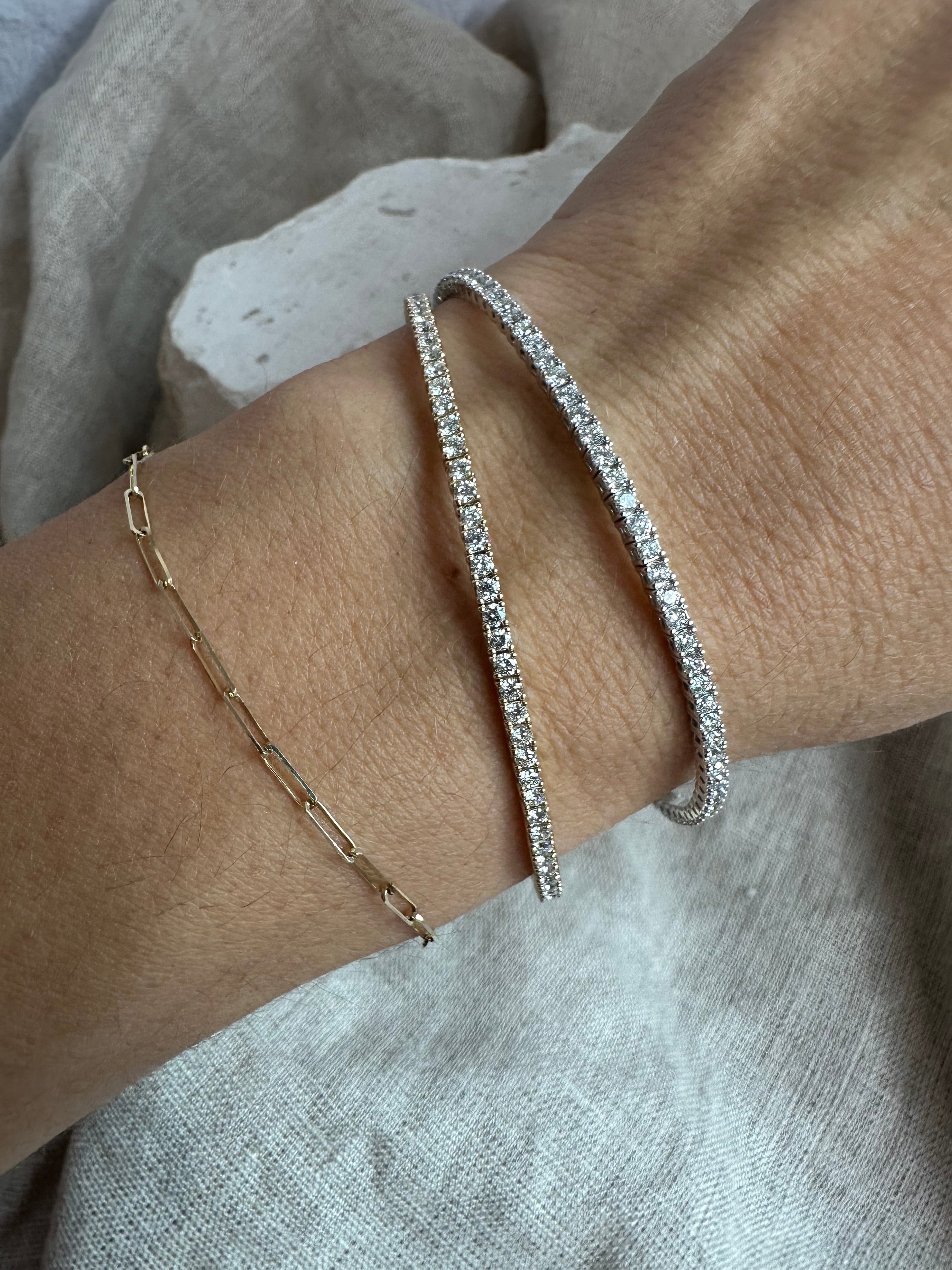 Diamond Flex Bangle