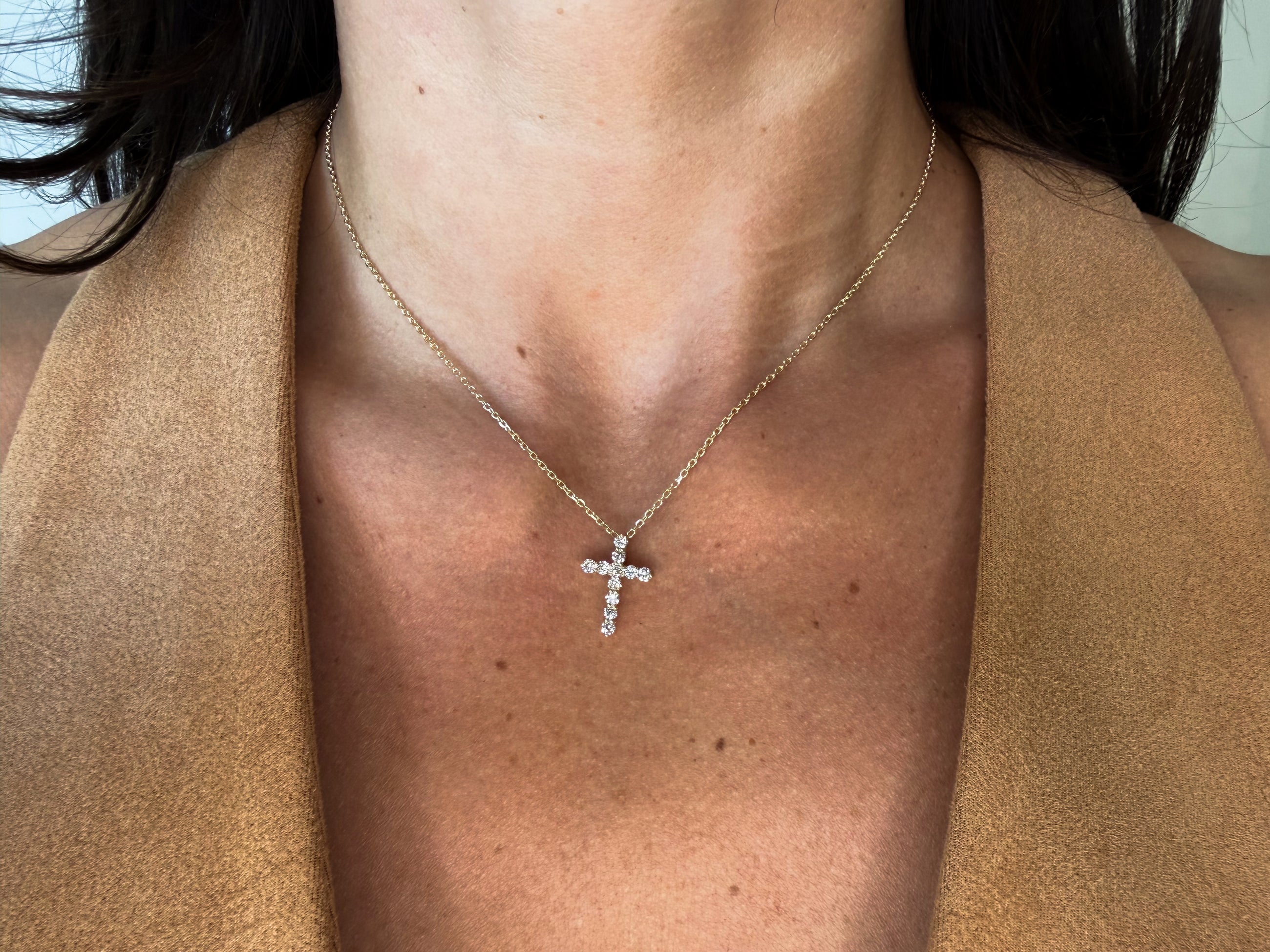 Diamond Cross Necklace