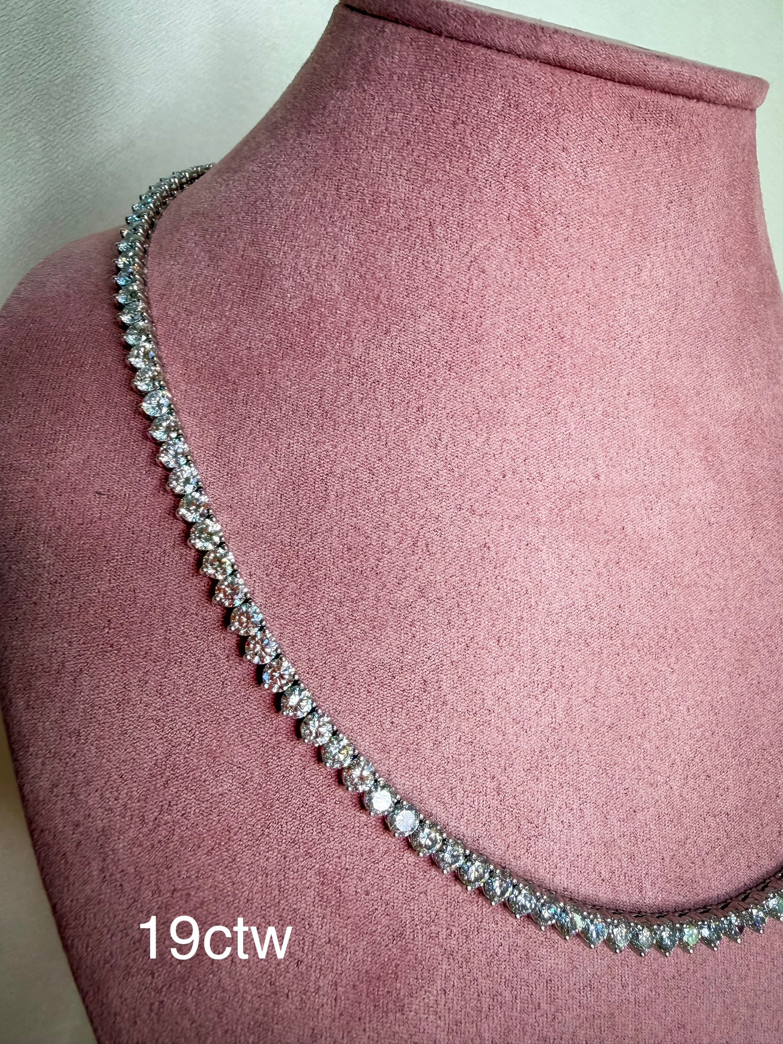 Martini Glow Tennis Necklace