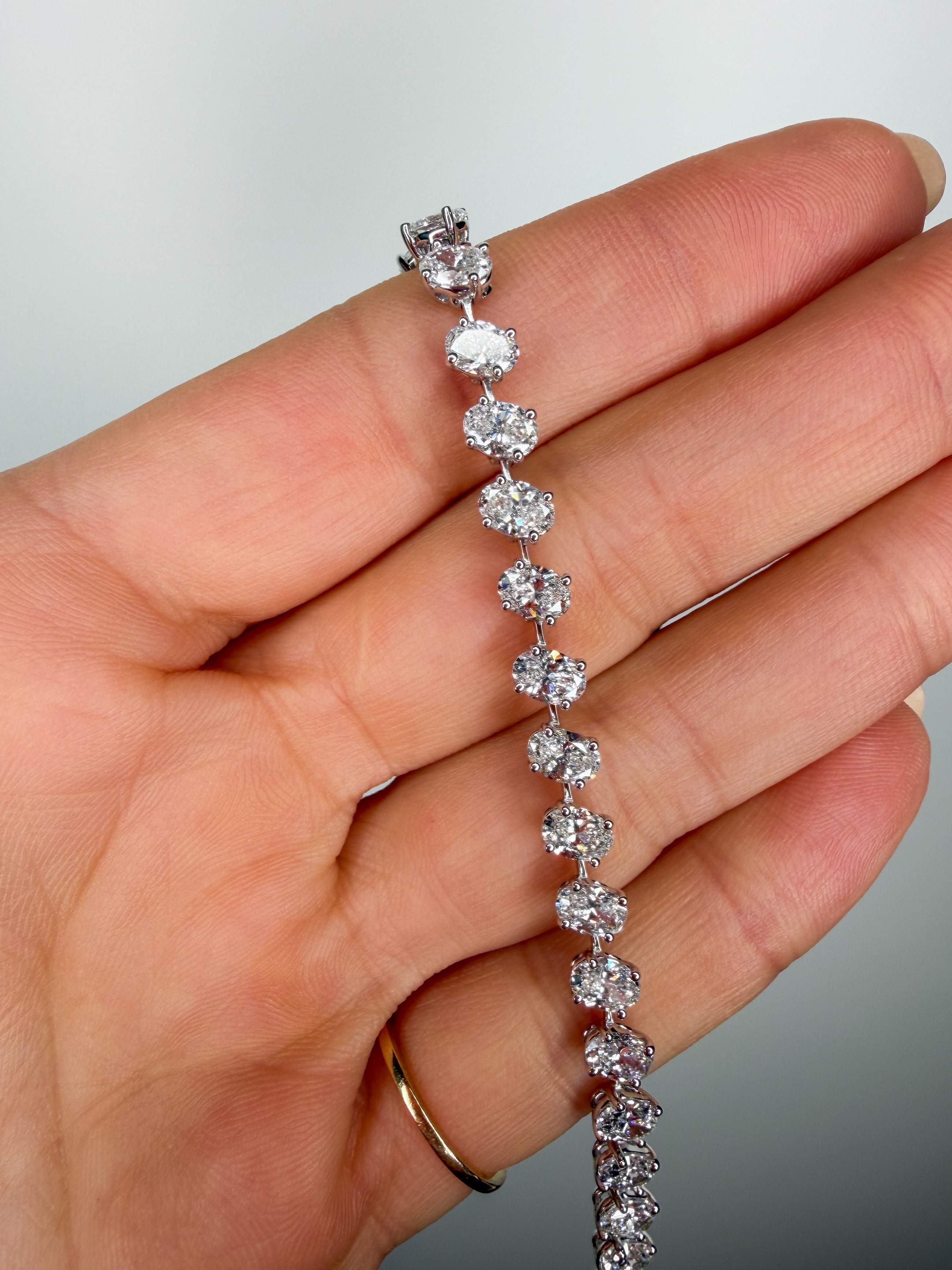 The Station Oval Tennis Bracelet