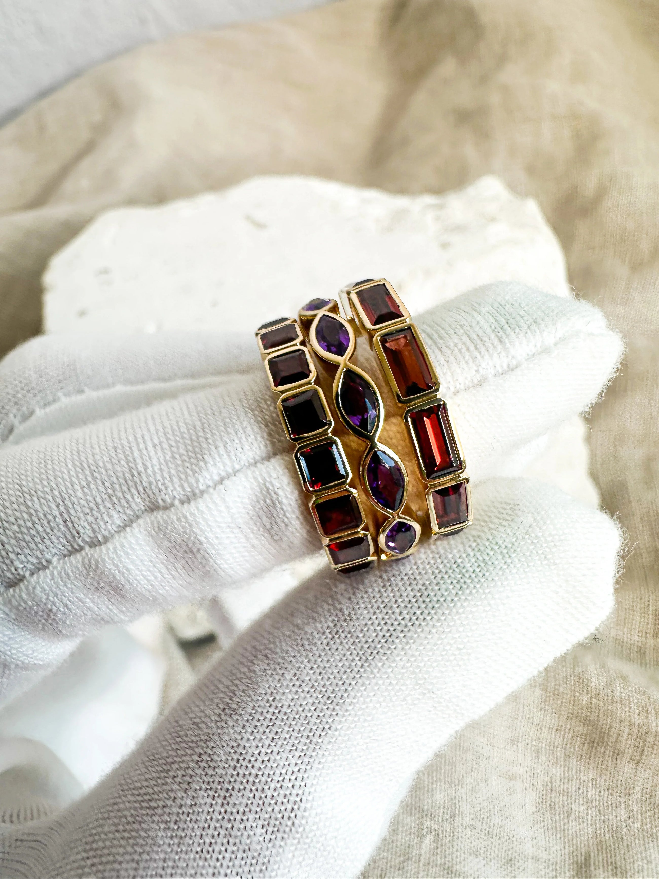 Custom Family Birthstone Ring