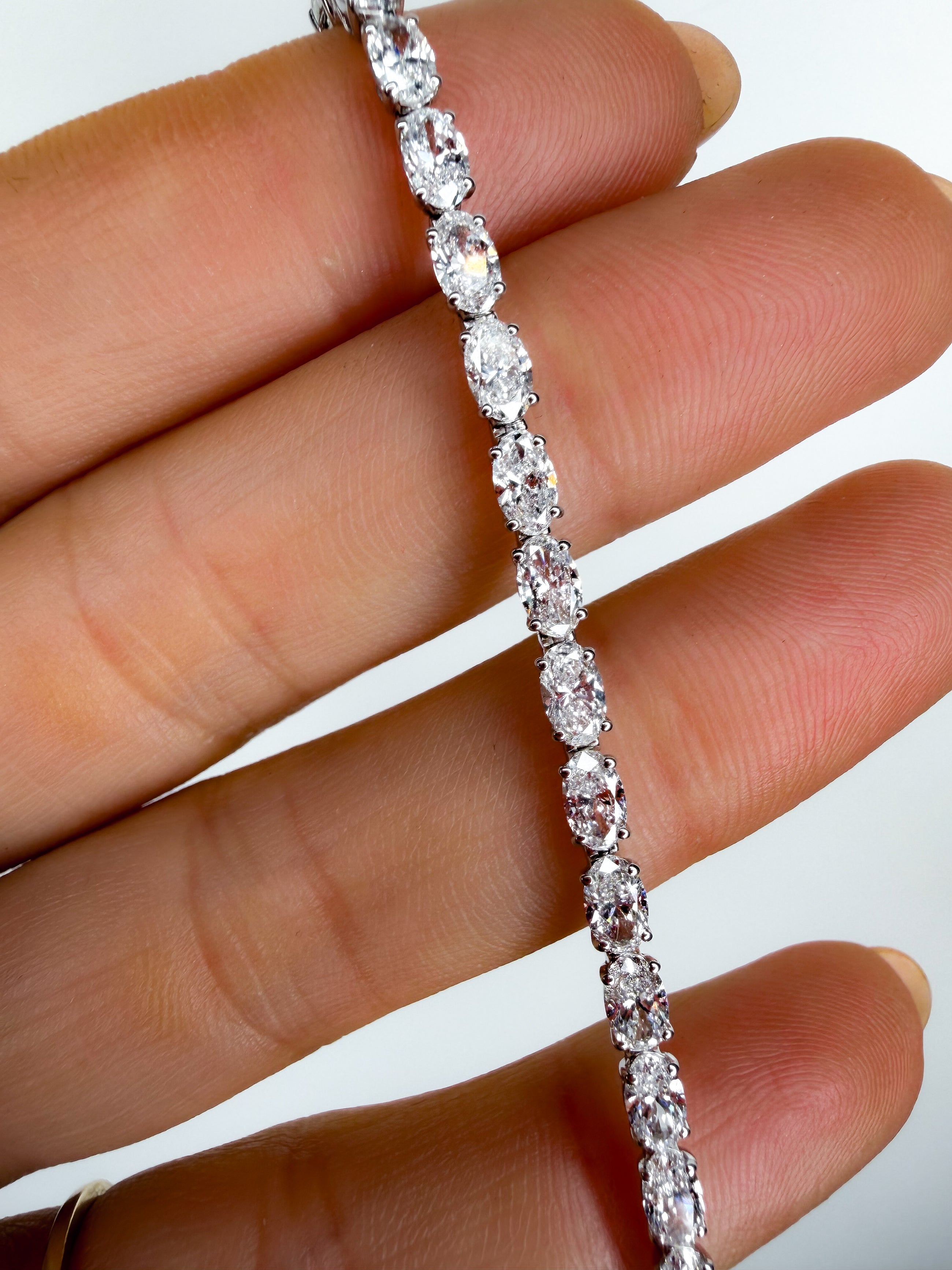 The East-West Oval Tennis Bracelet