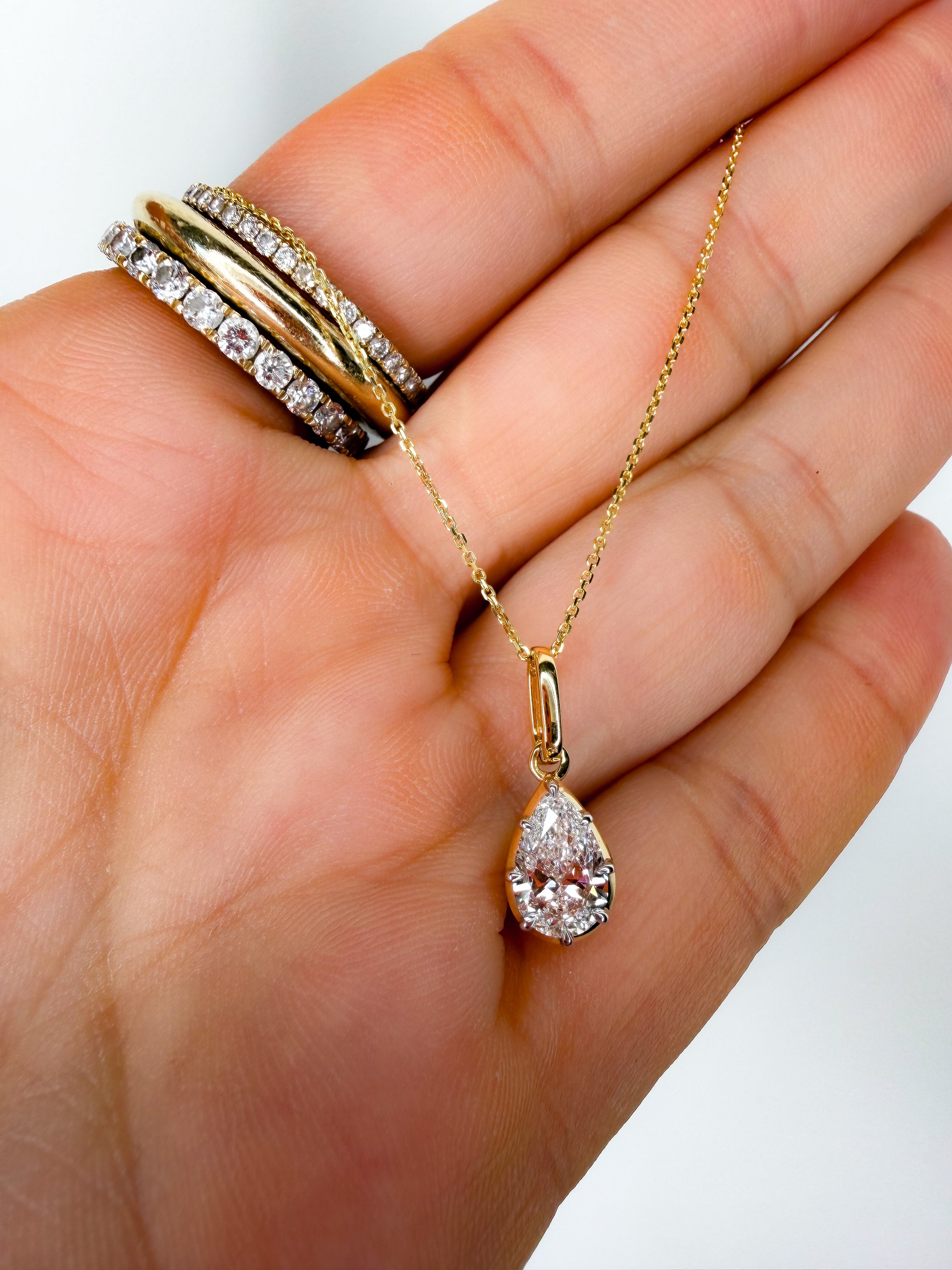 The Josie Pear Necklace