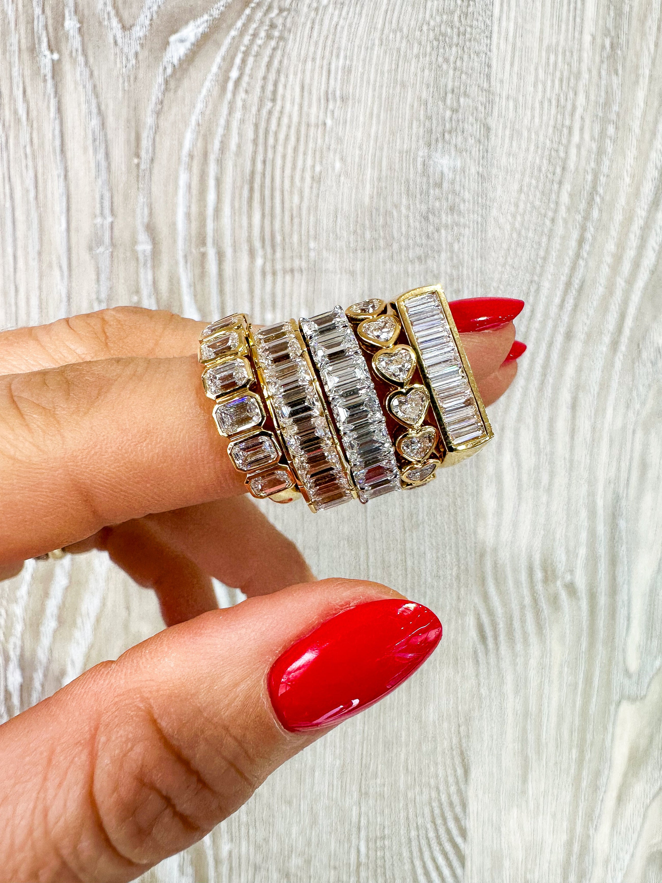 The Bar Baguette Ring