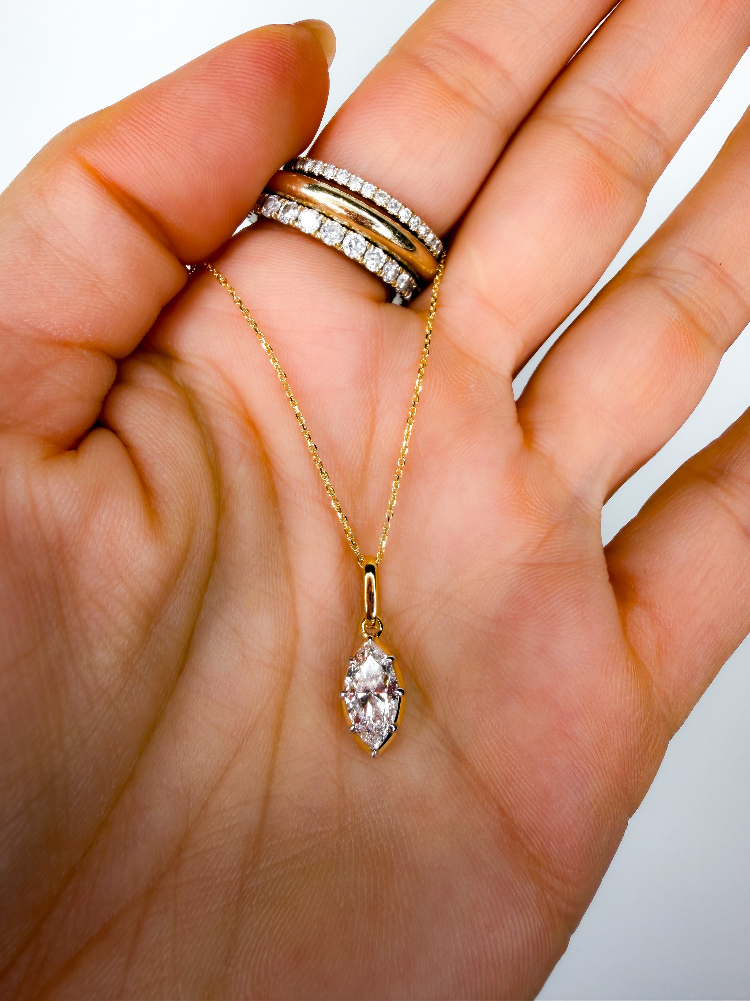 The Josie Marquise Necklace