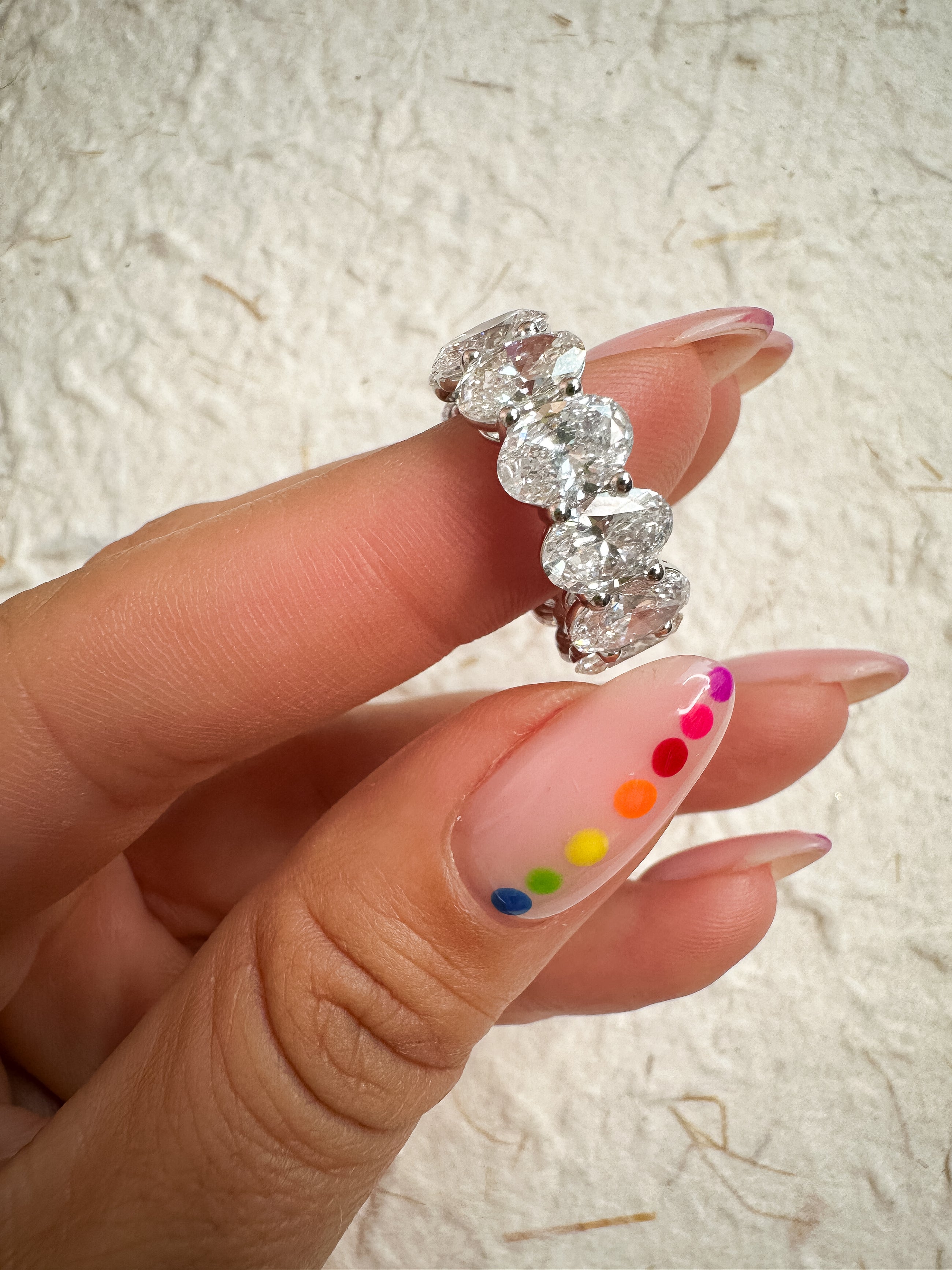 The Royale Oval Eternity Band