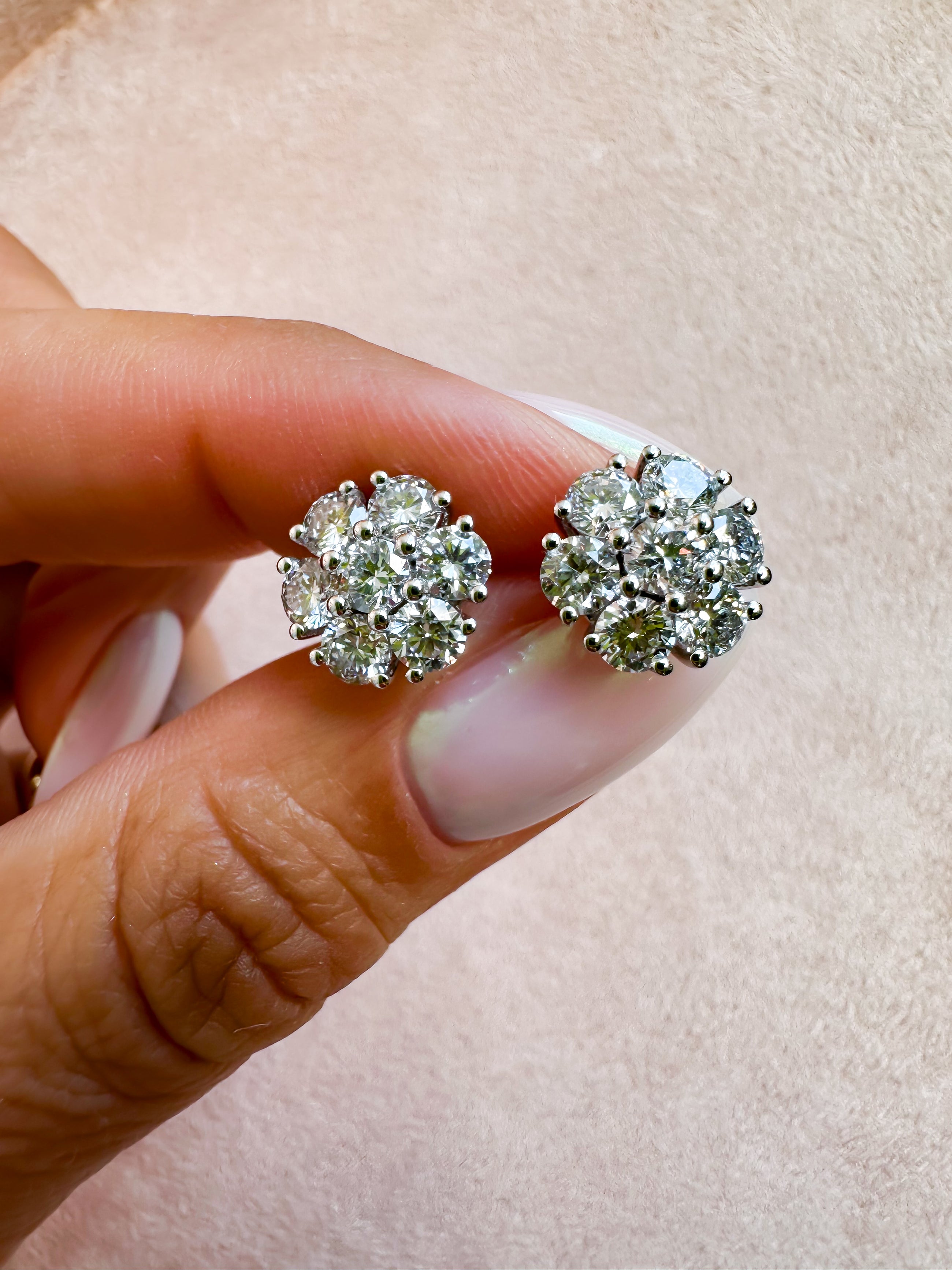Diamond Bloom Studs