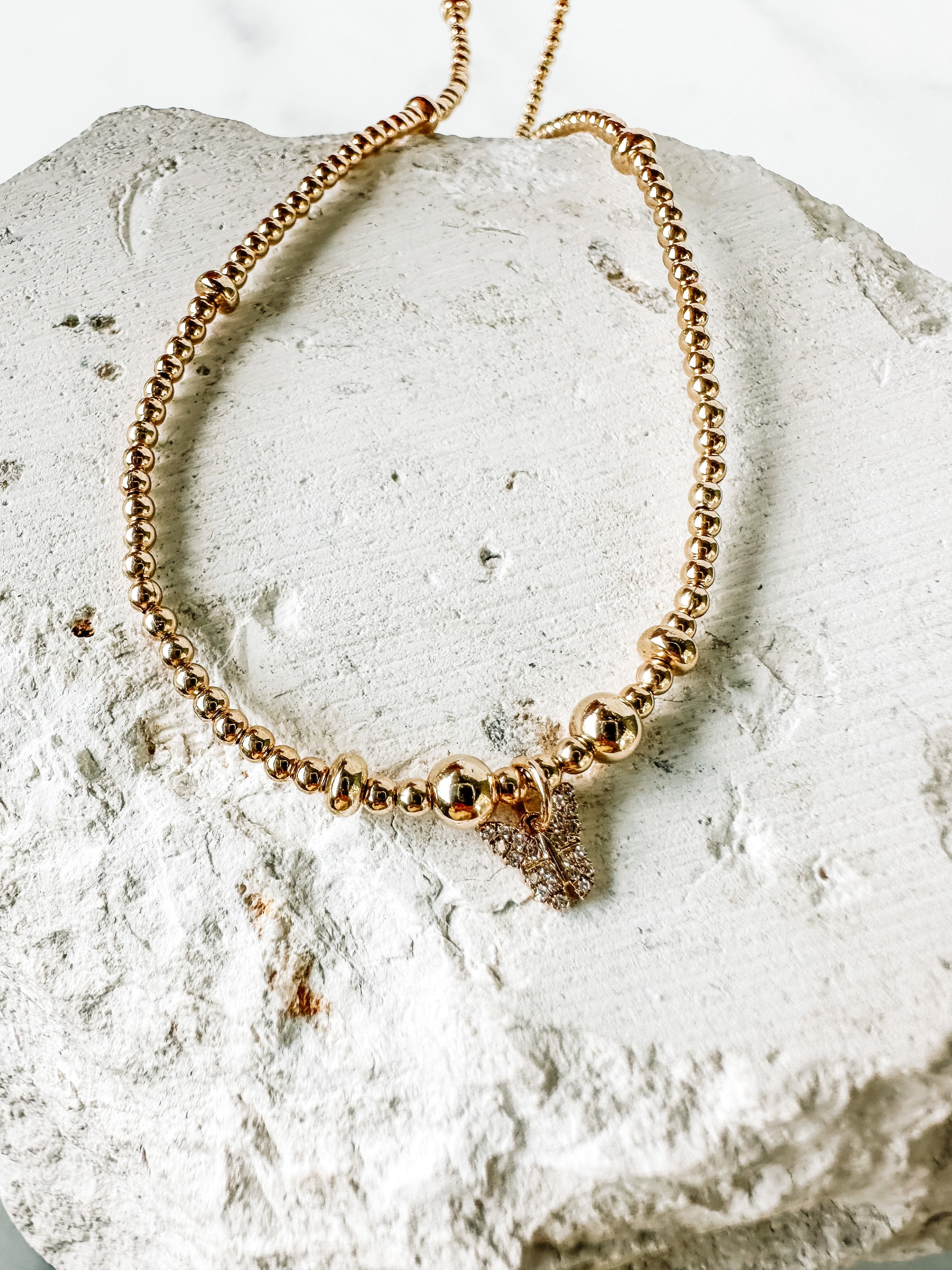 Diamond Mini Butterfly Necklace