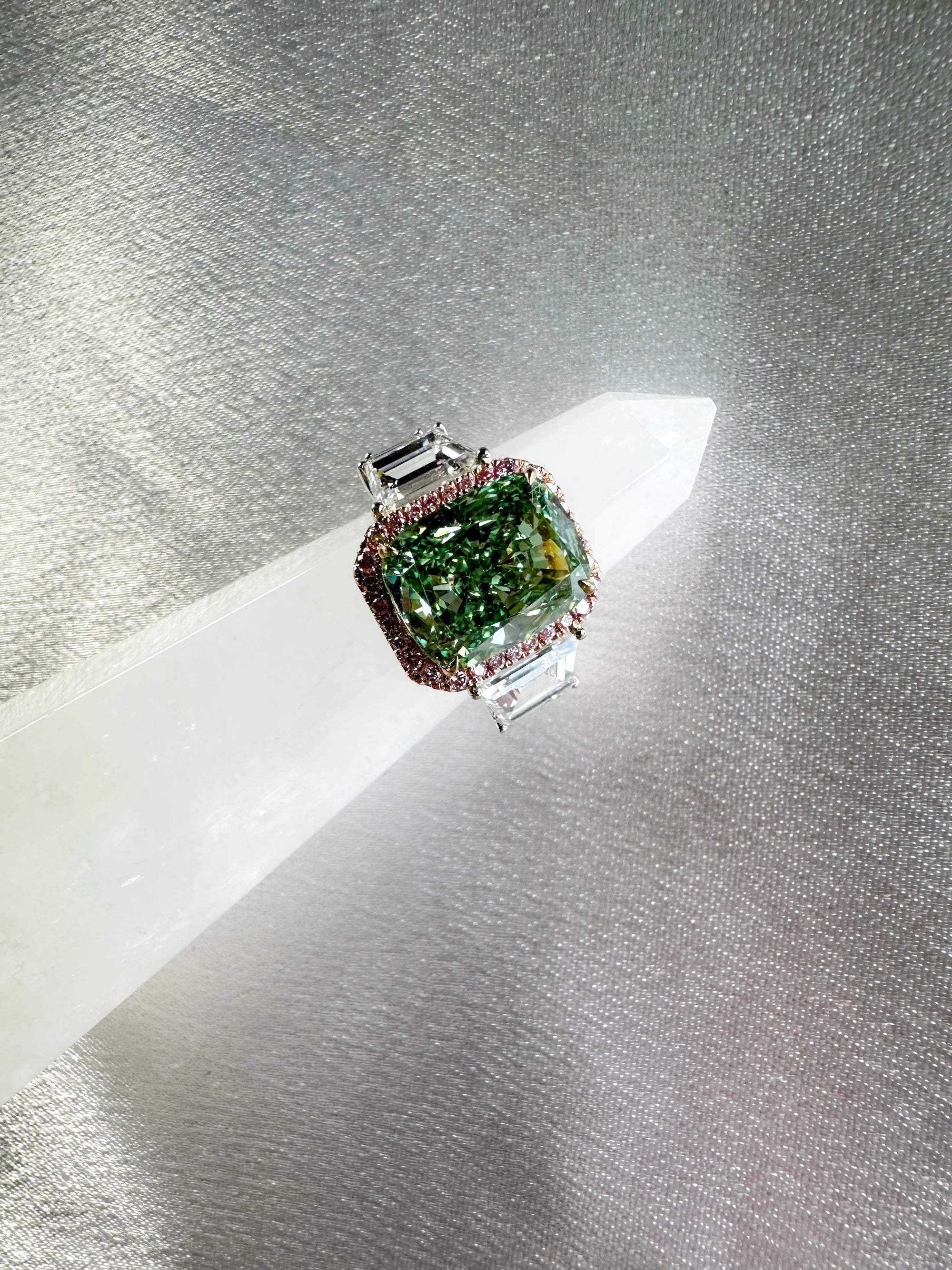 The Green Envy Diamond Ring