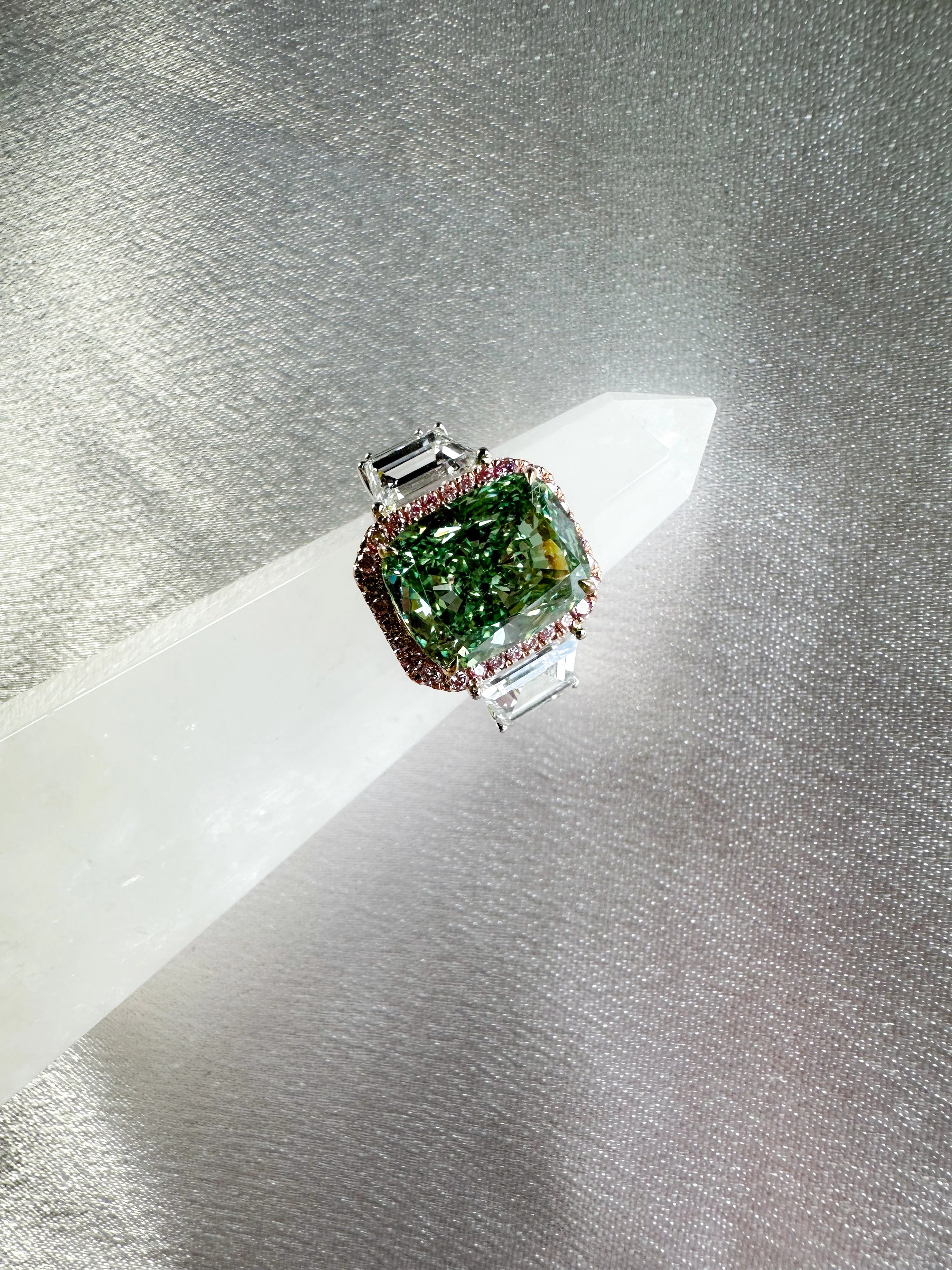 The Green Envy Diamond Ring