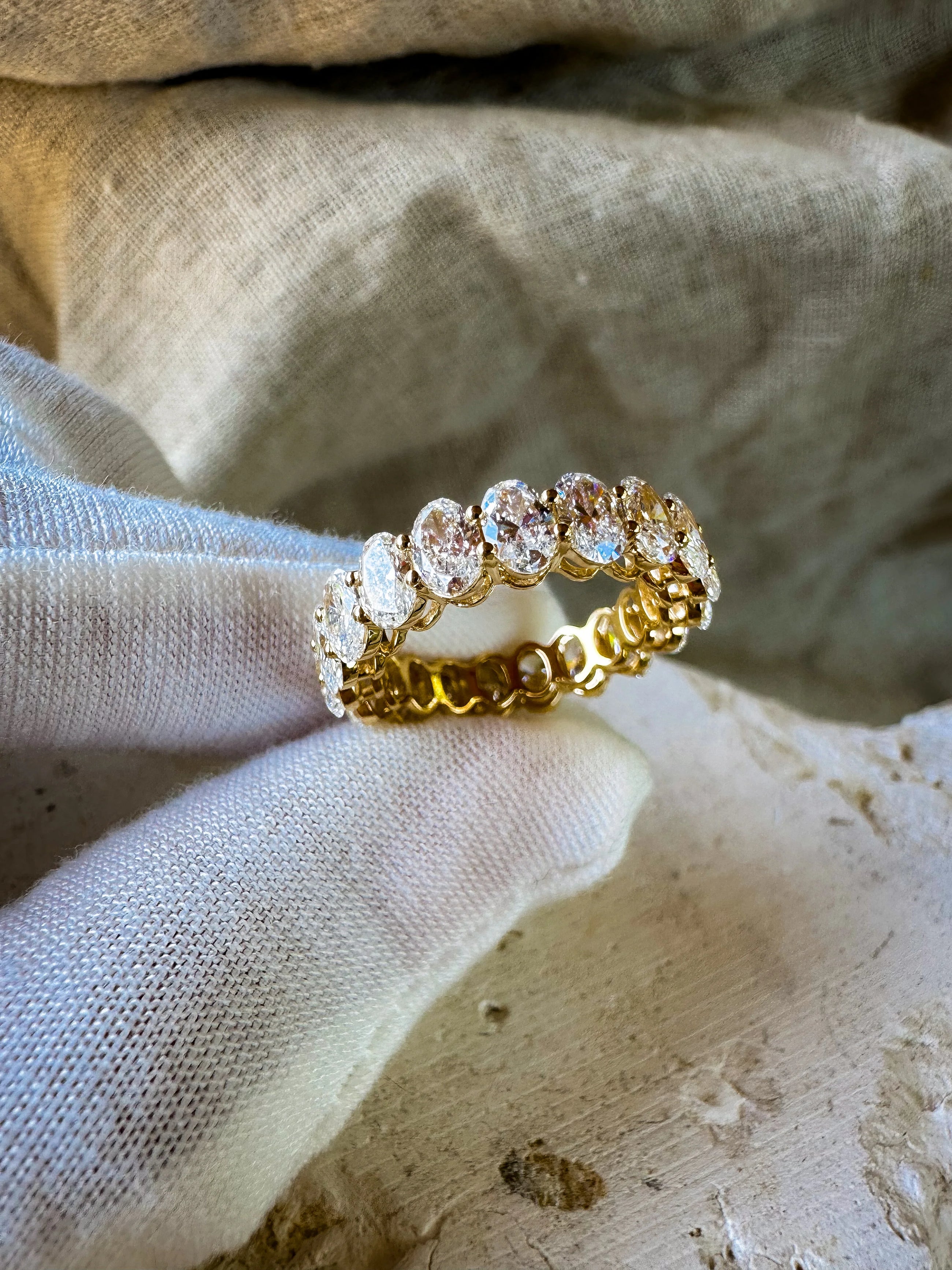 The Classic Oval Eternity Band