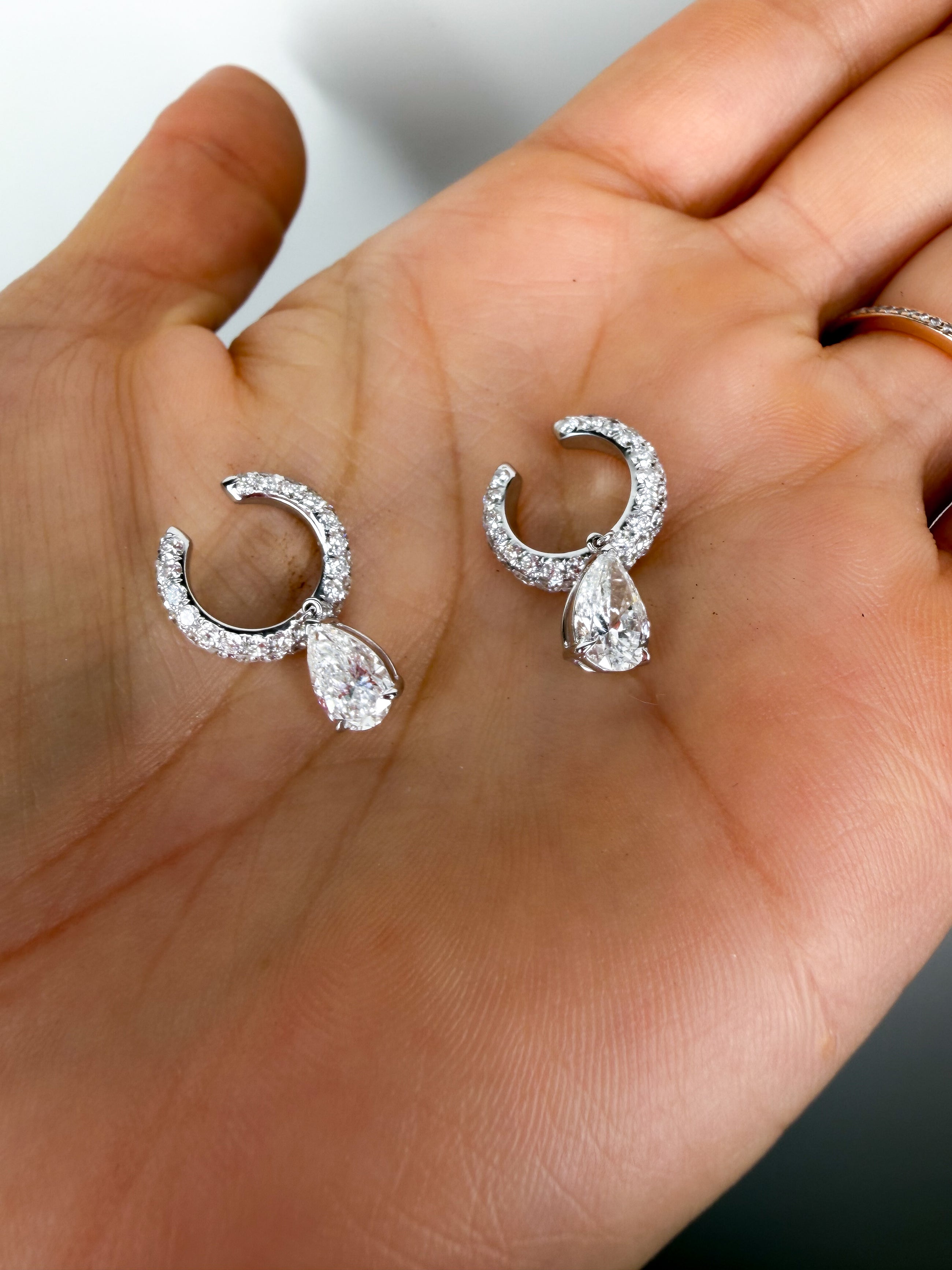 The Dangly Pear Ear Cuffs