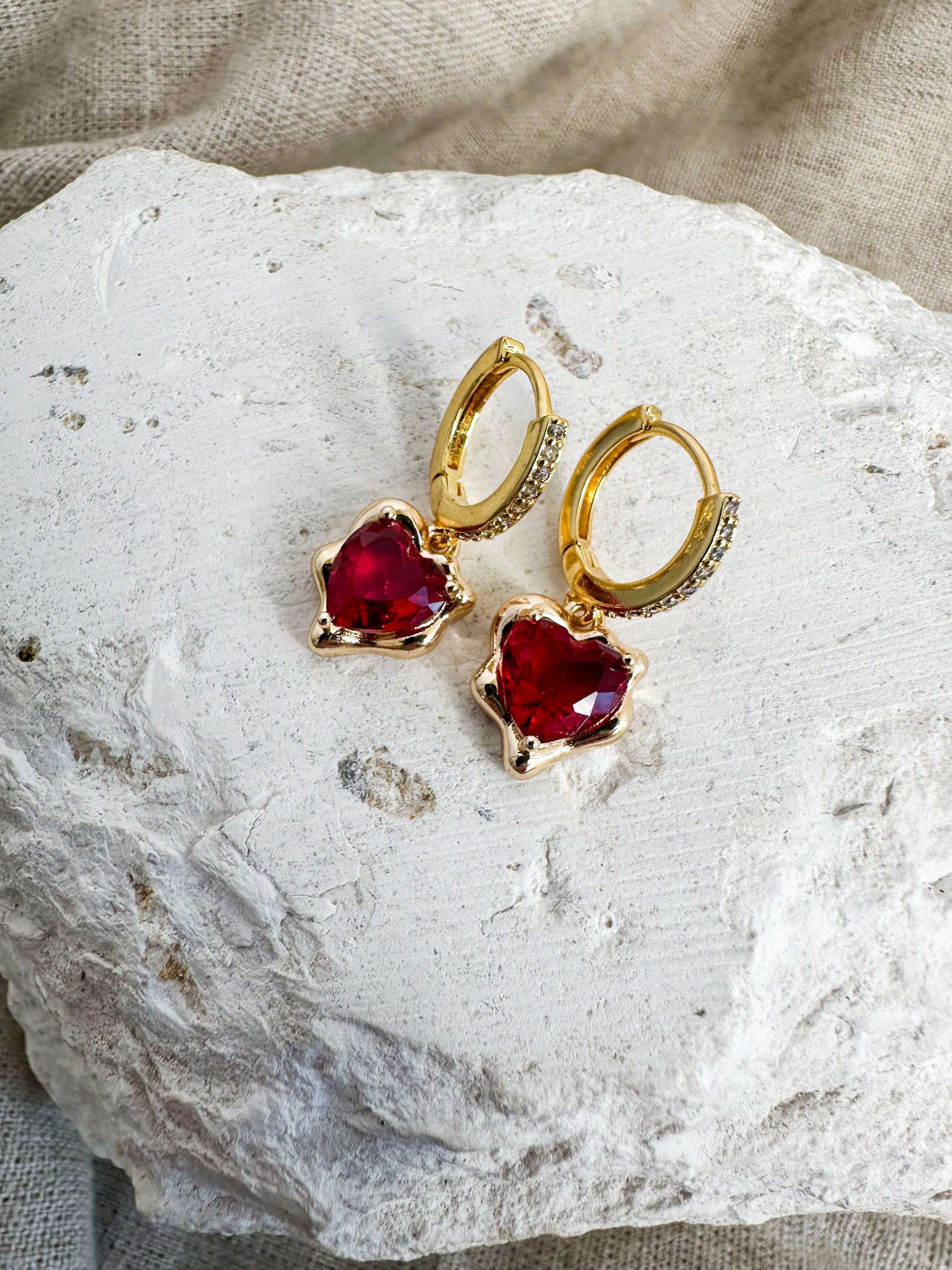 Victorian Heart Earrings