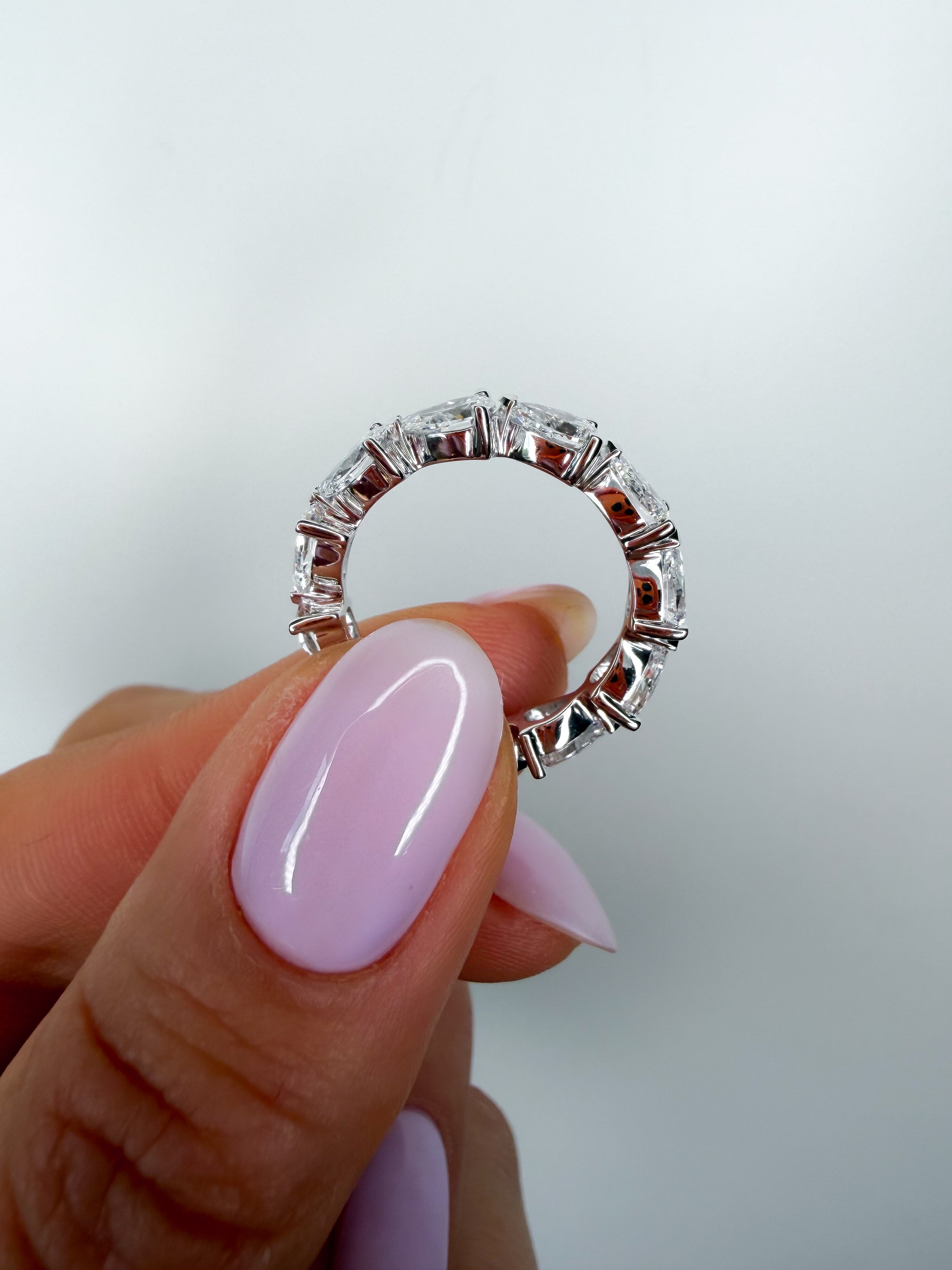 The Horizontal Pear Eternity Band